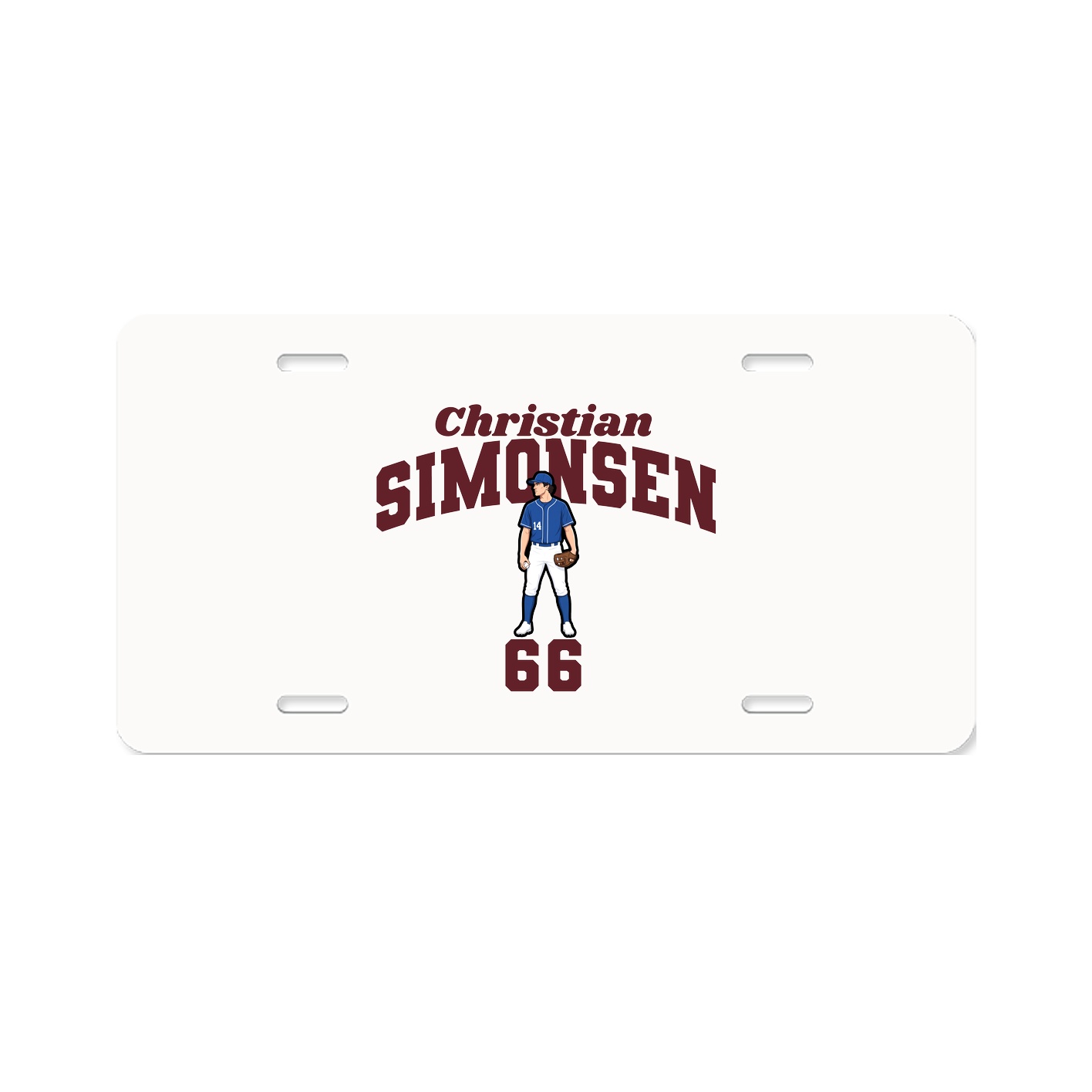 License Plate — Signature Arch in Classic
