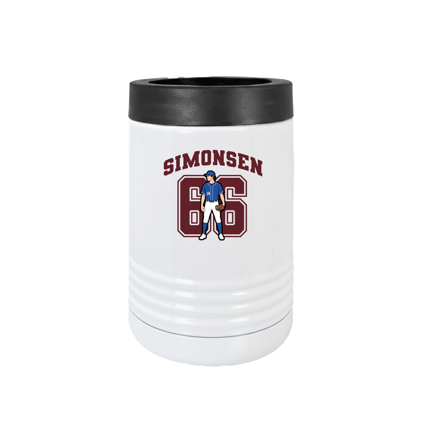 Beverage Holder — Number in White