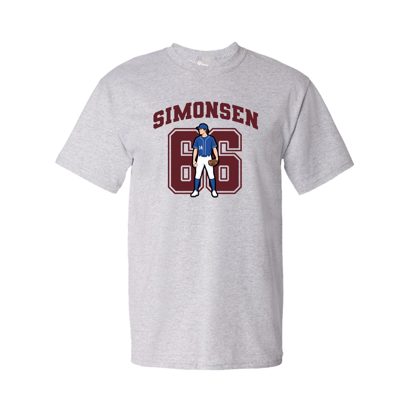 Tee — Number in Grey