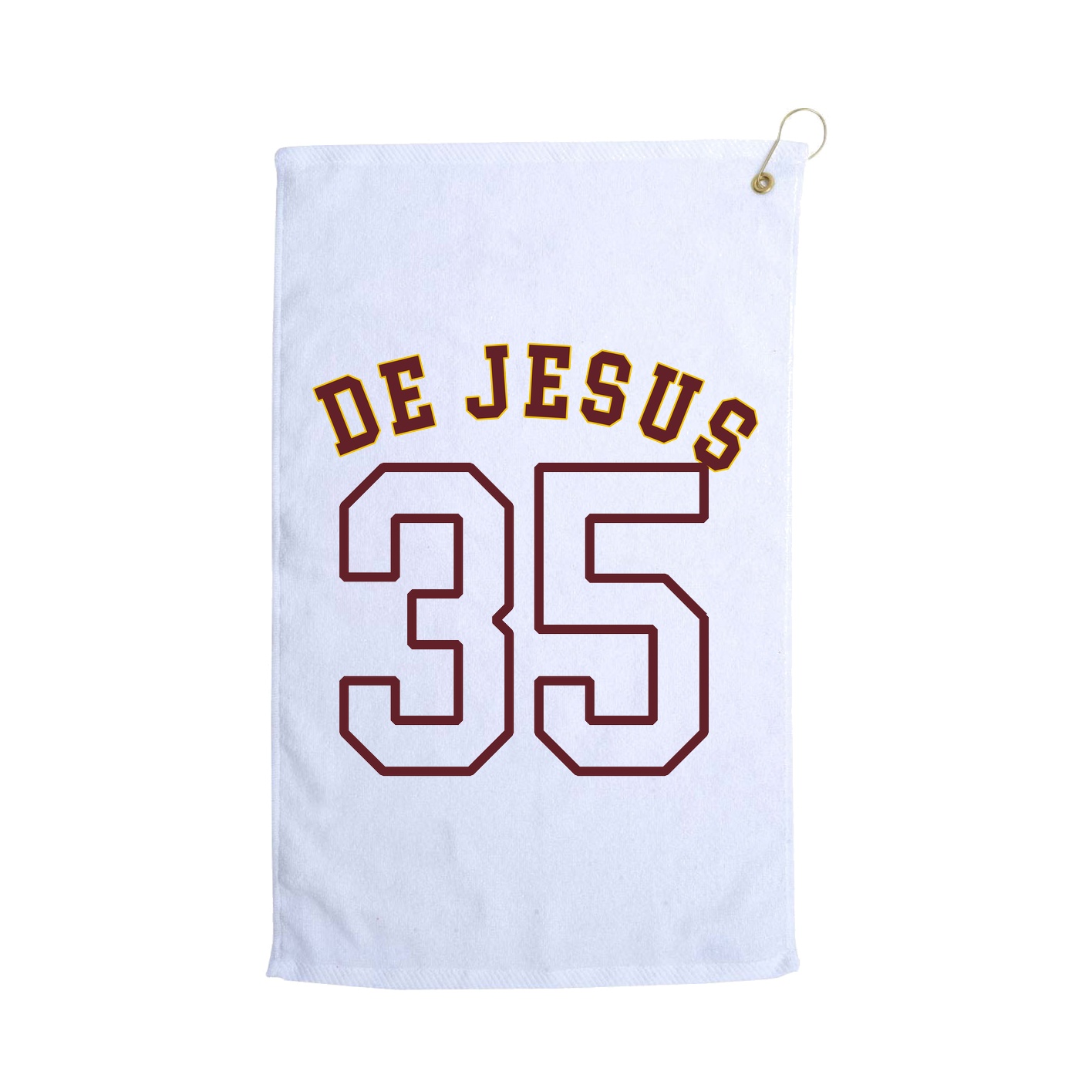 Golf Towel — Shirsey Arch in White