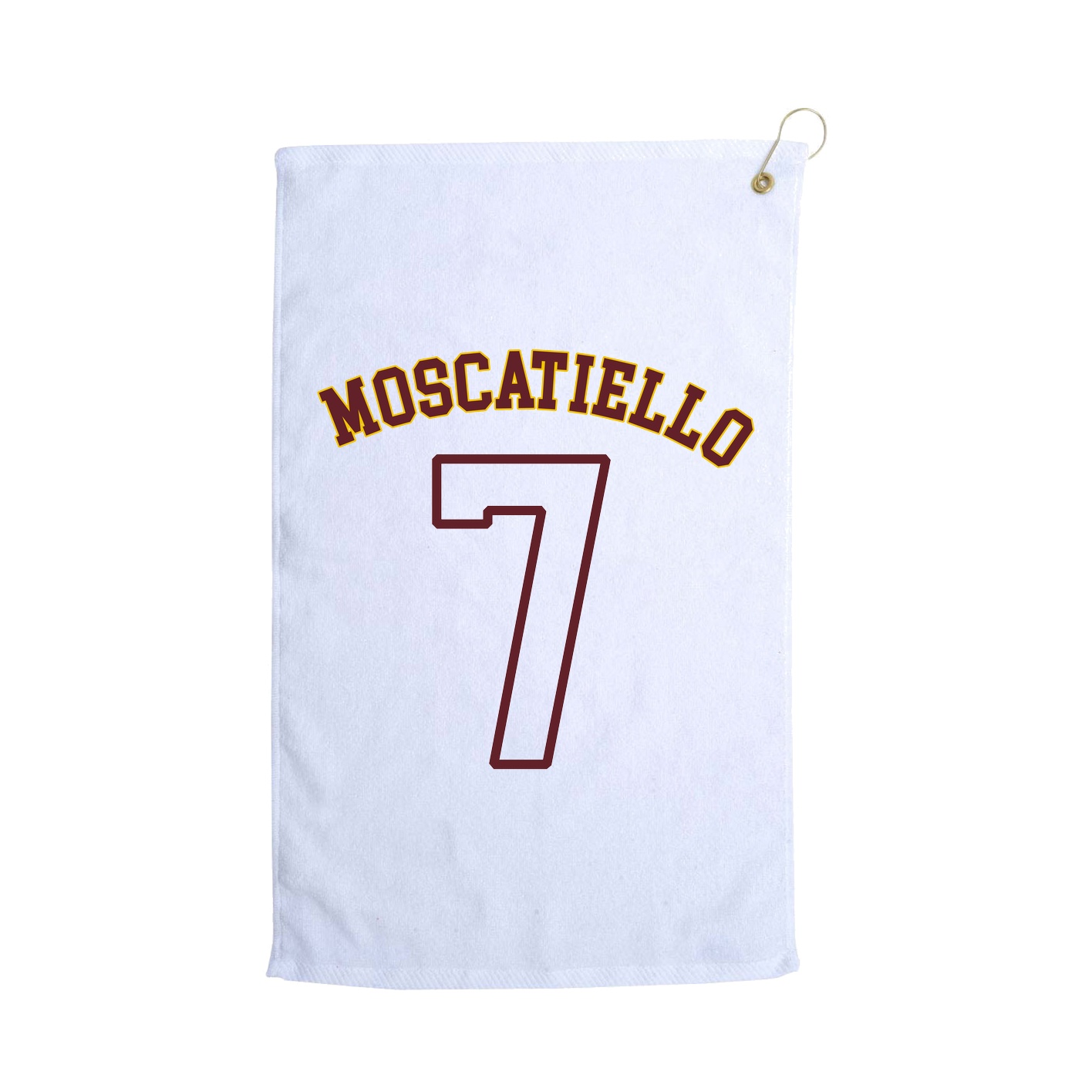 Golf Towel — Shirsey Arch in White