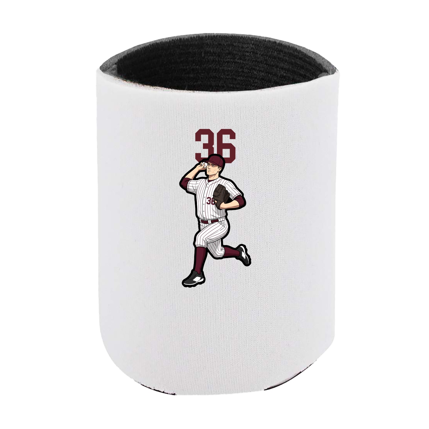 Can Holder — Number Top in White