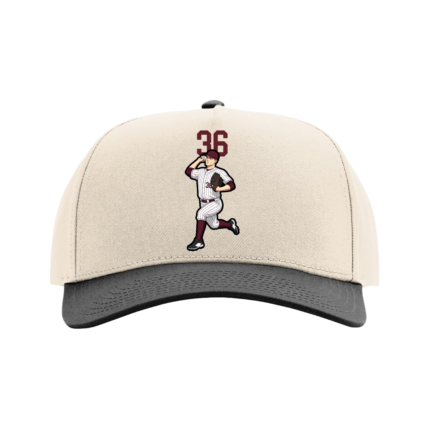 Full Fabric Five-Panel Champ Cap
