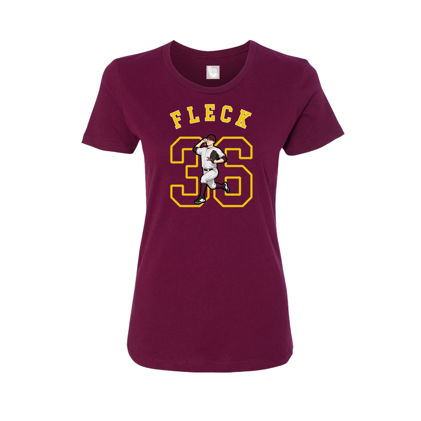 Womens Tee — Shirsey Arch in Maroon