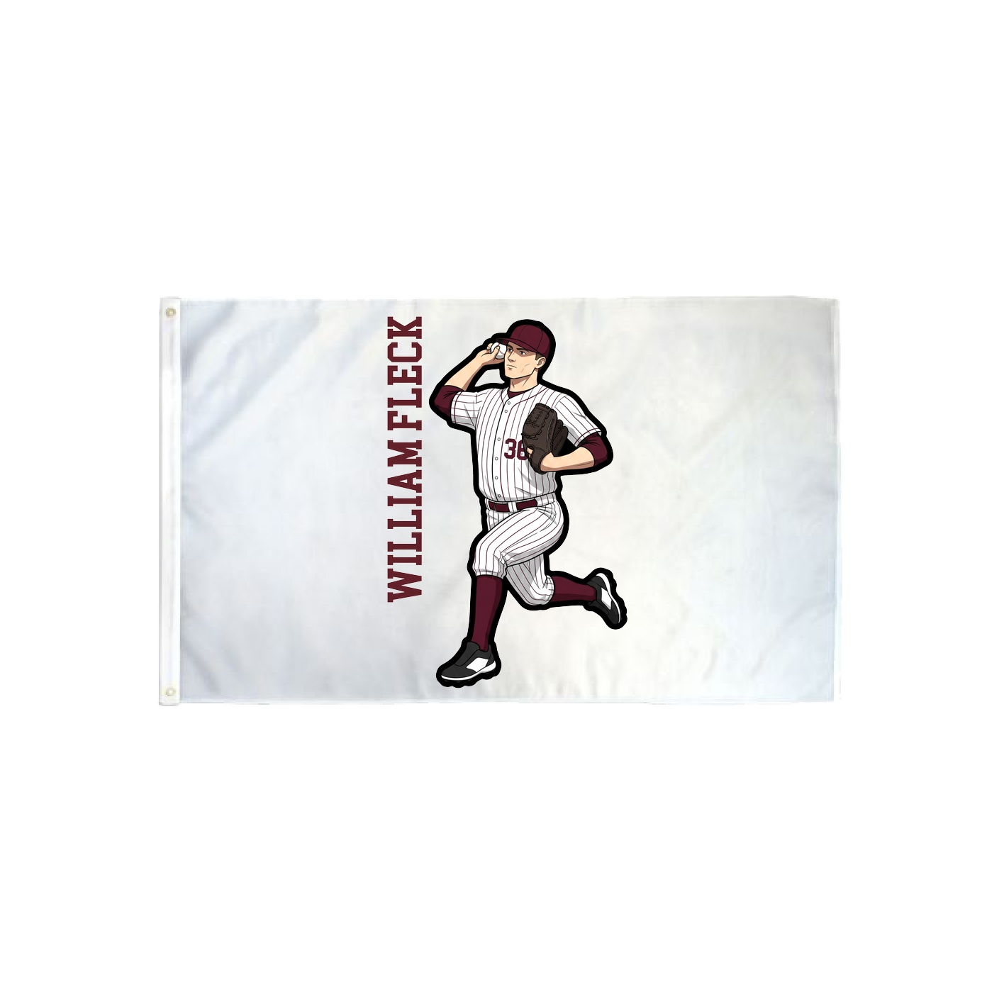 3x5 Flag — Name Vertical in Classic