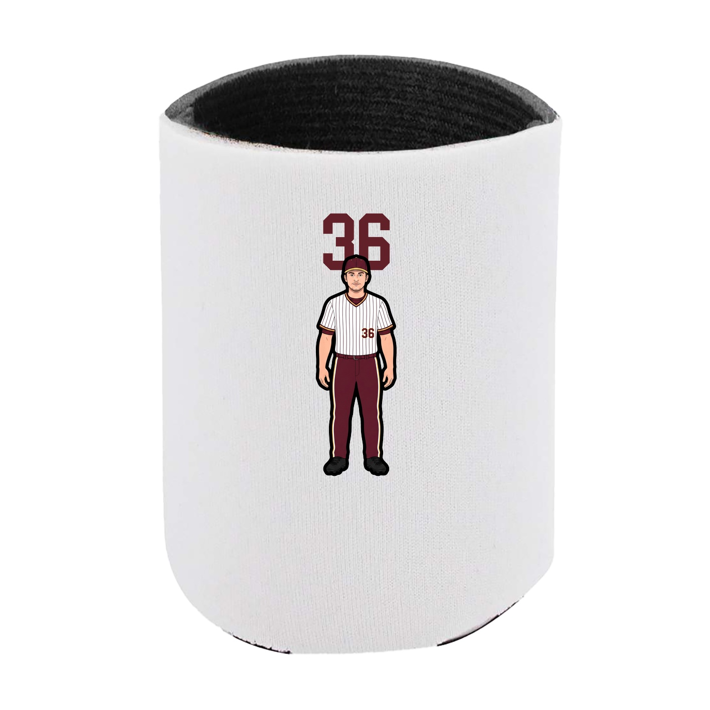 Can Holder — Number Top in White