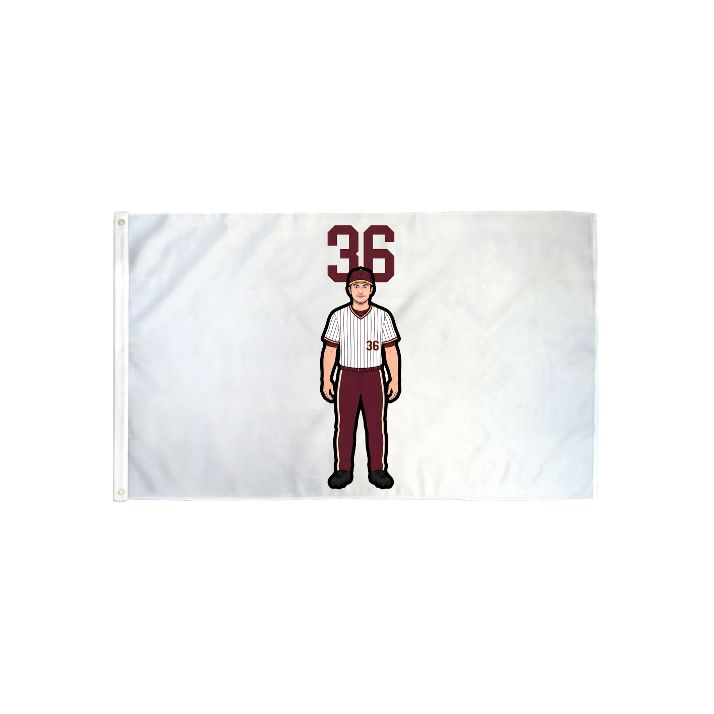 3x5 Flag — Number Top in Classic
