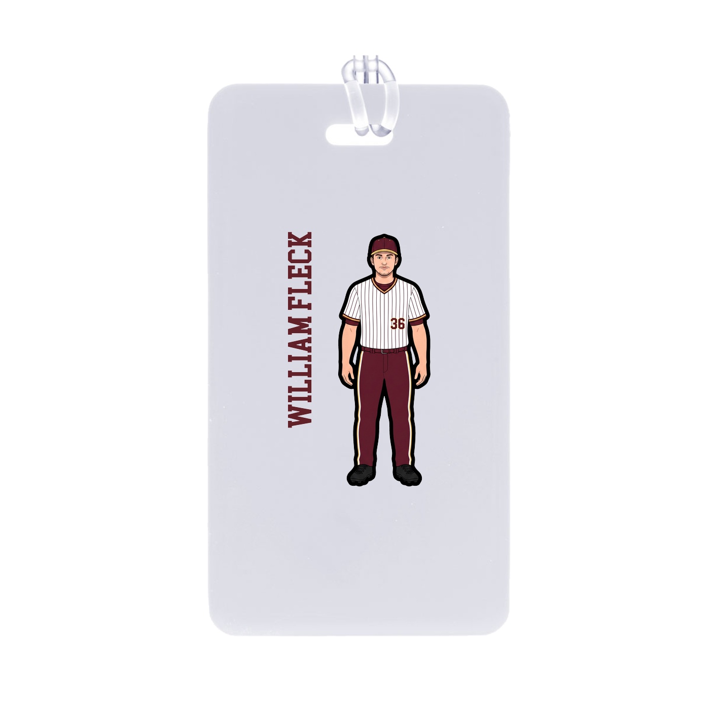 Bag Tag — Name Vertical in Classic