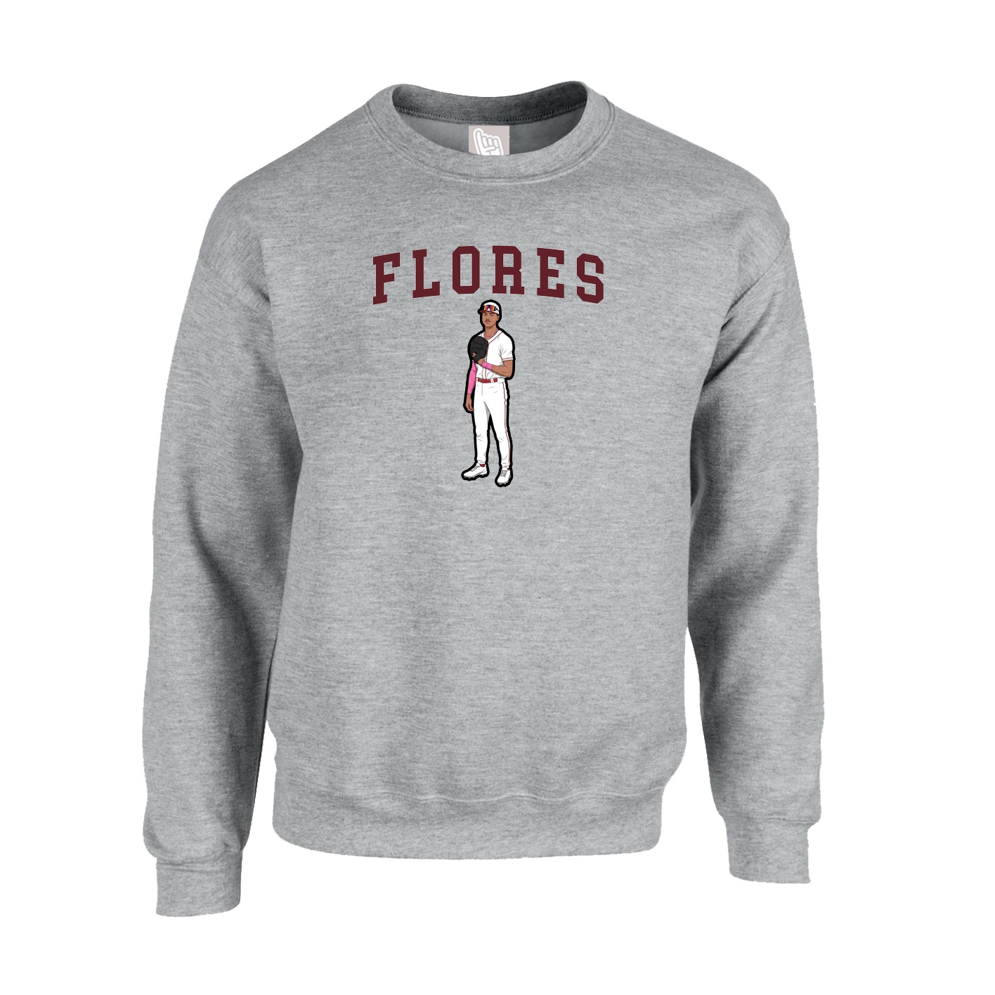 Fleece Crew — Shirsey in Grey