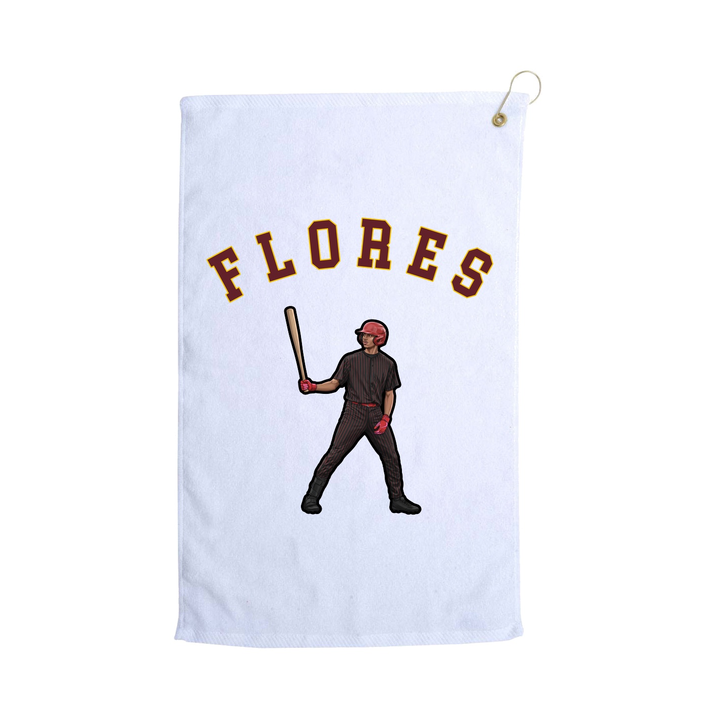 Golf Towel — Shirsey Arch in White