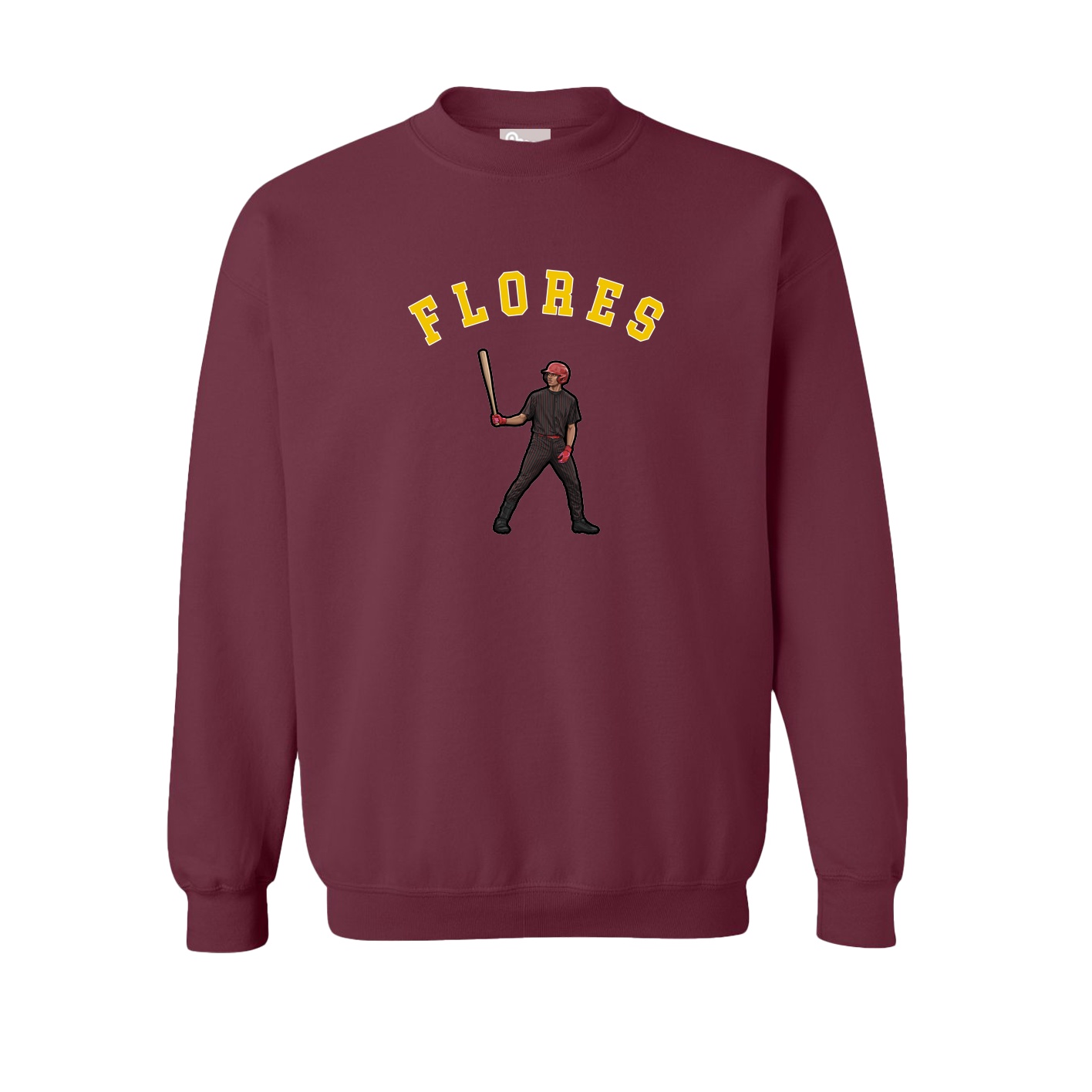 Fleece Crew — Shirsey Arch in Maroon