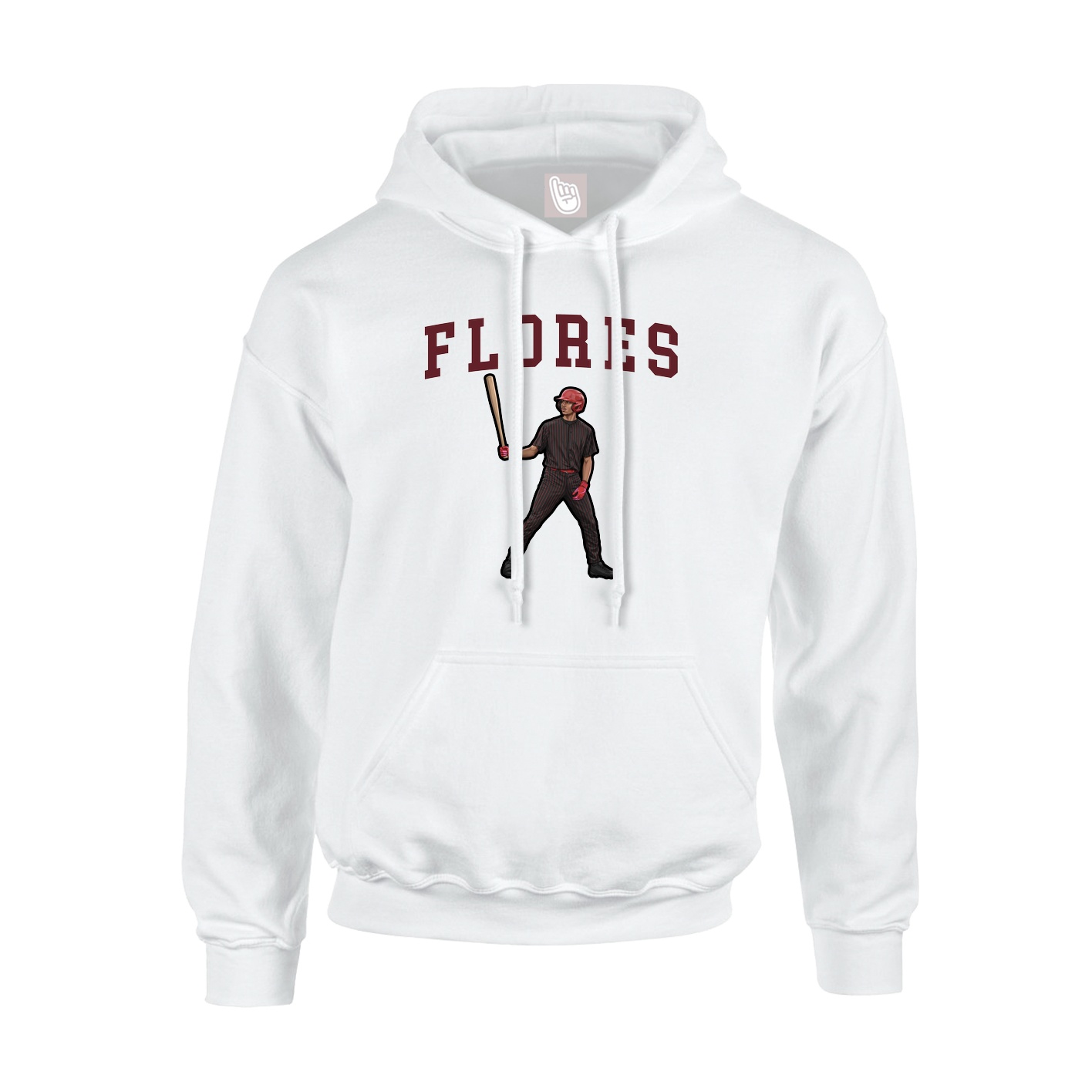 Hoodie — Shirsey in White