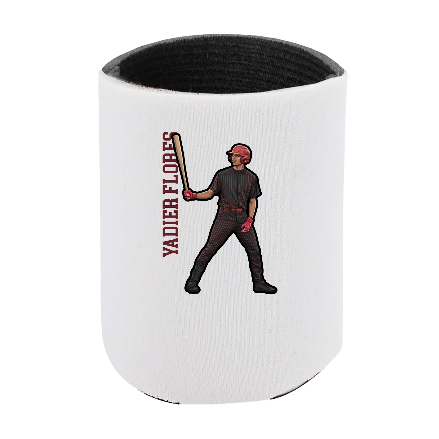 Can Holder — Name Vertical in White