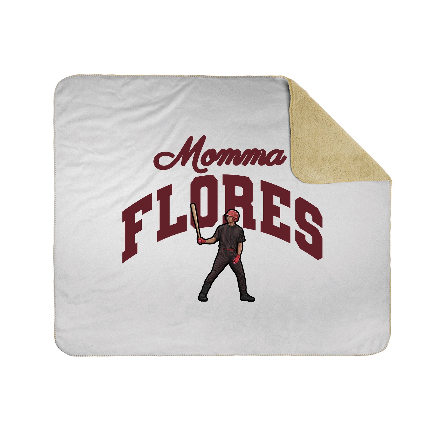 Throw Blanket — Mothers Day Arch in White