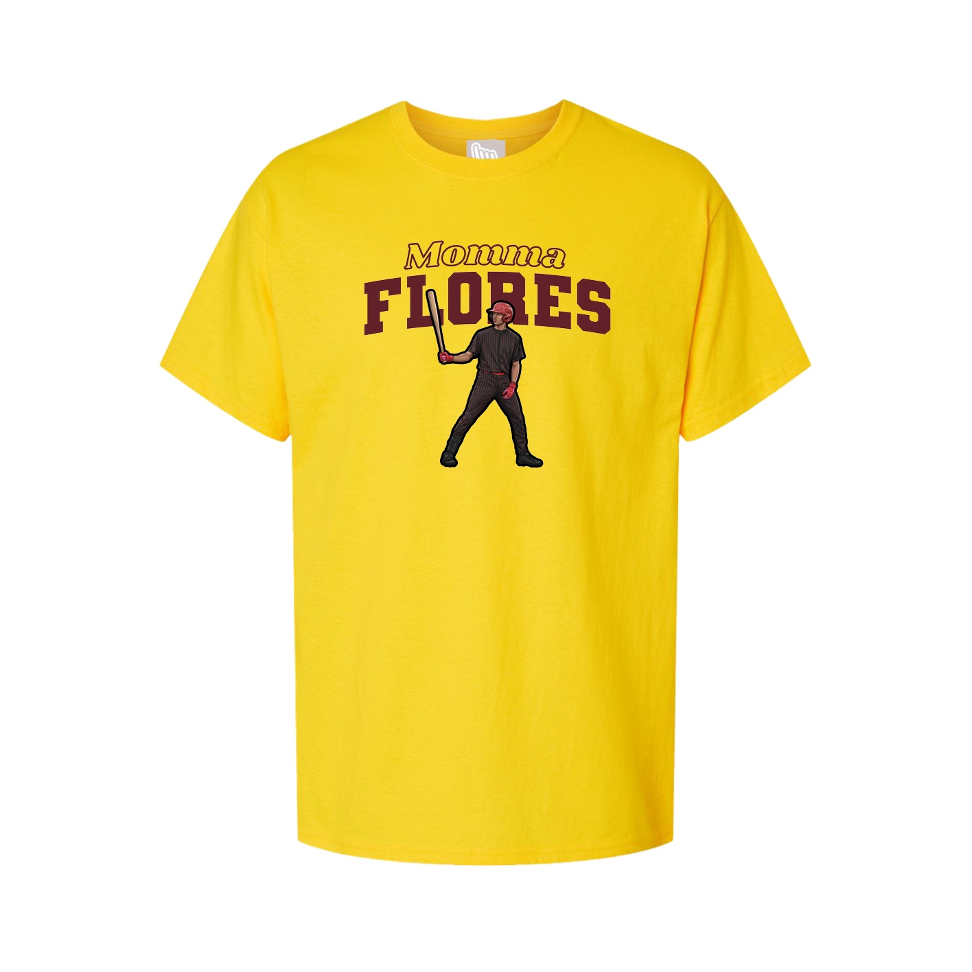 Youth Tee — Mothers Day Block in Gold