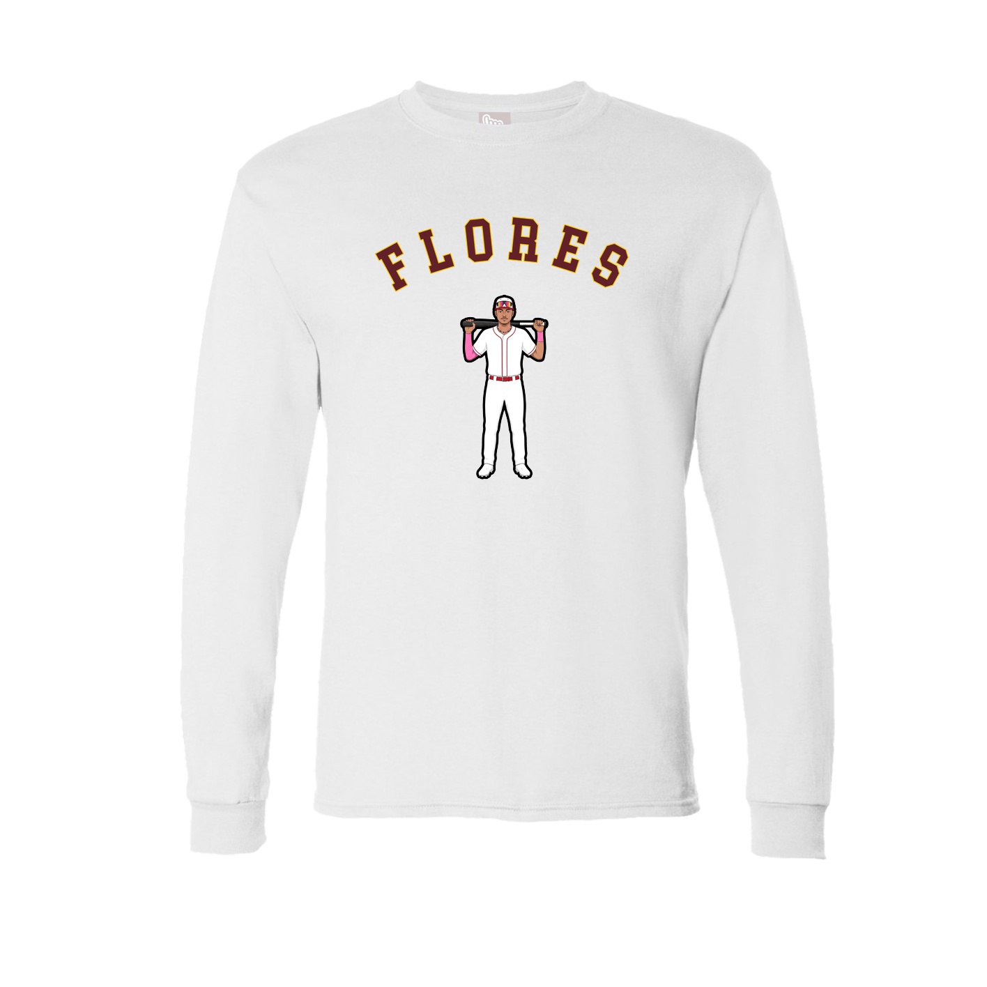 Long Sleeve Tee — Shirsey Arch in White