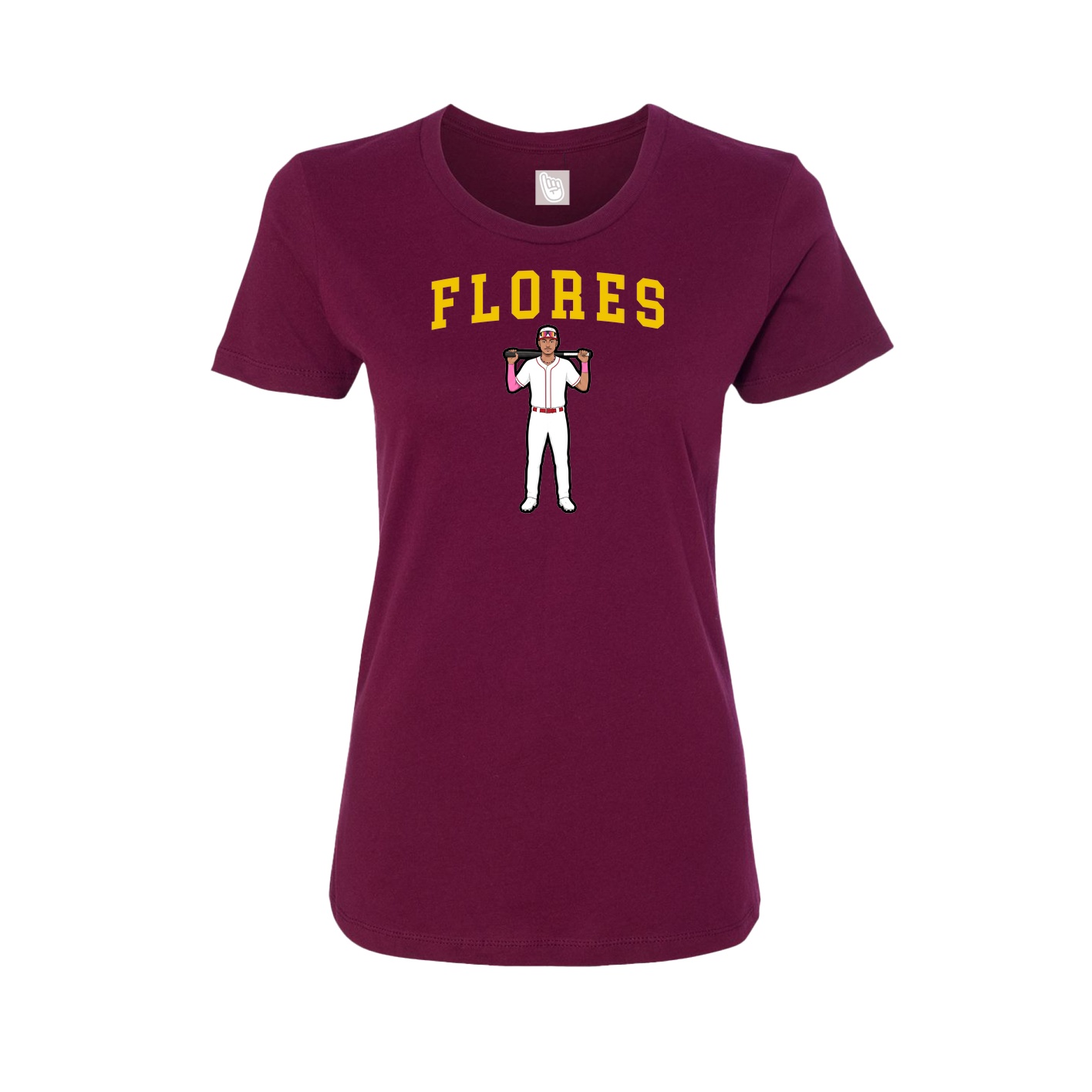 Womens Tee — Shirsey in Maroon
