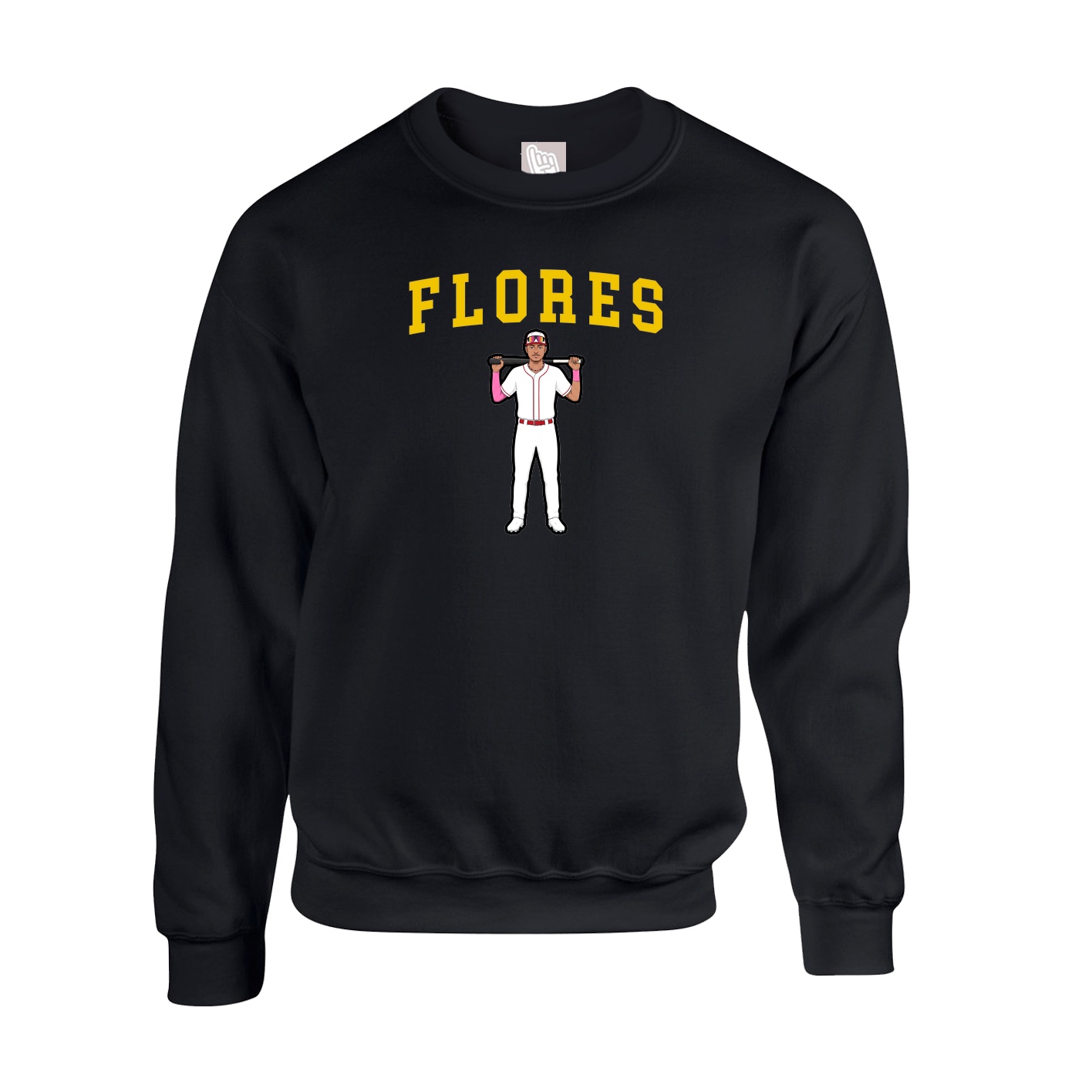 Fleece Crew — Shirsey in Black