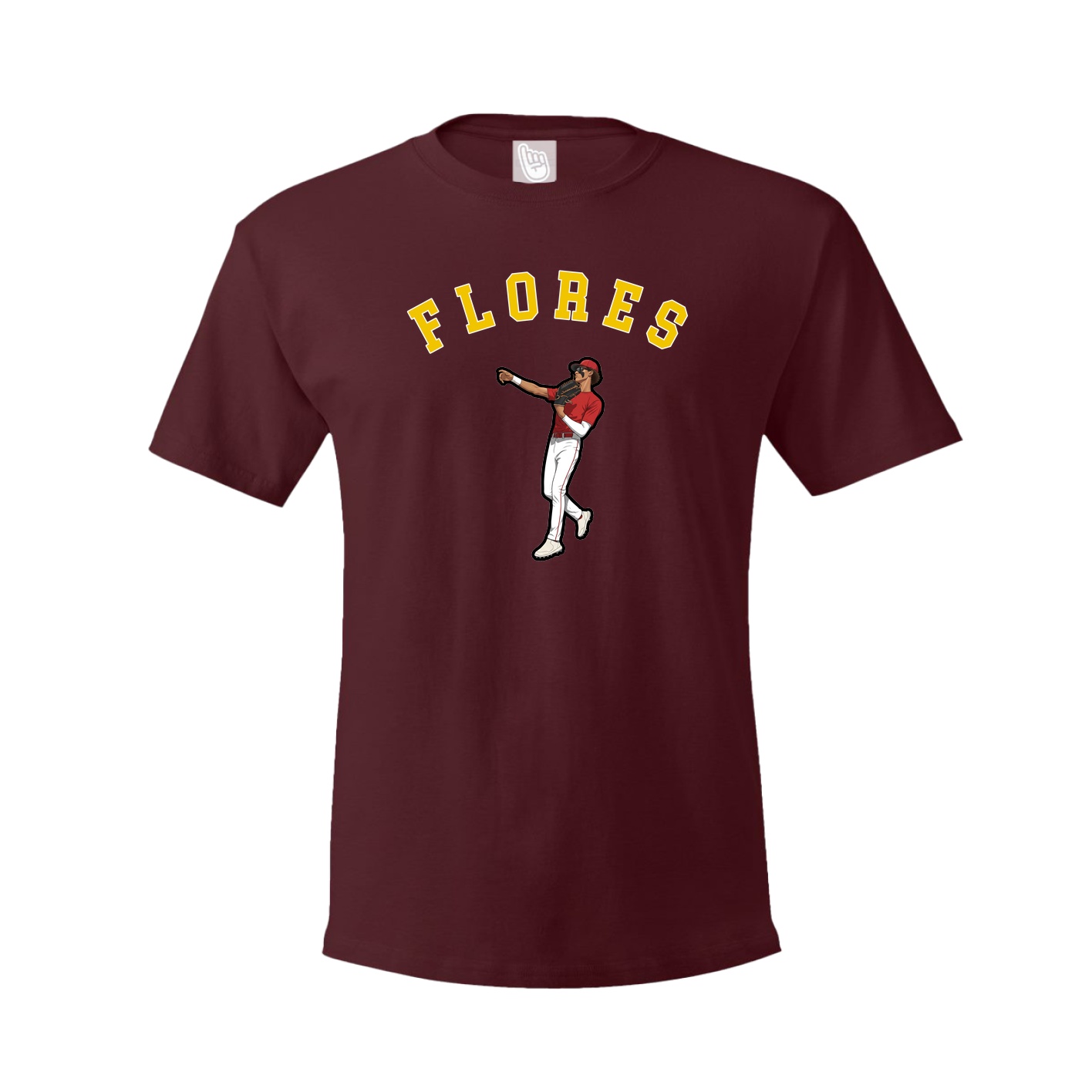 Youth Tee — Shirsey Arch in Maroon