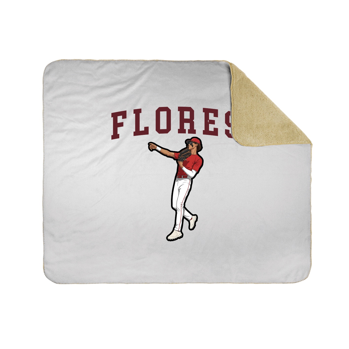 Throw Blanket — Shirsey in White
