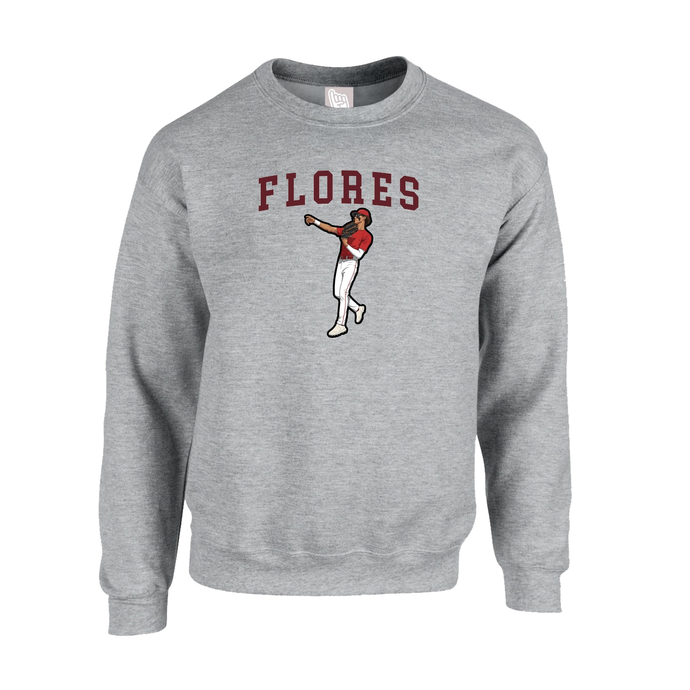 Fleece Crew — Shirsey in Grey