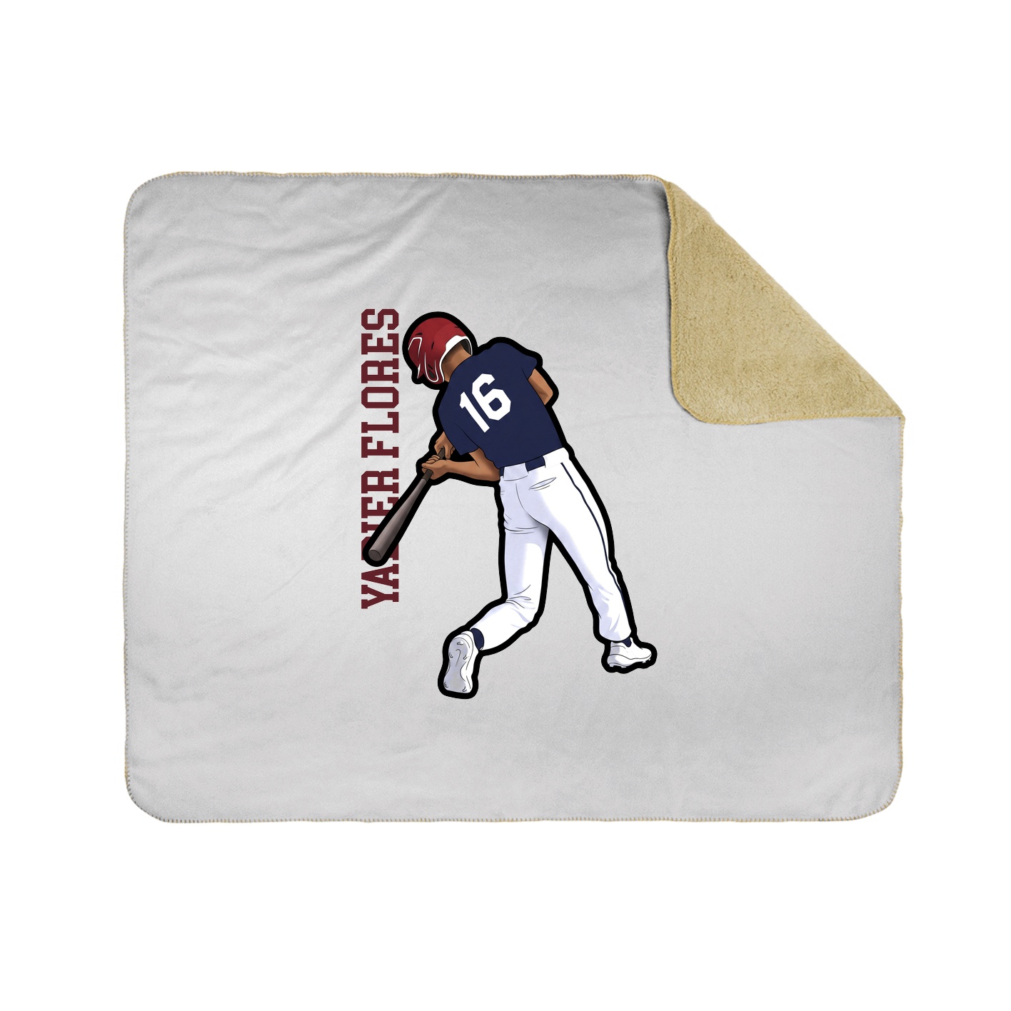 50x60 Sherpa Lined Throw Blanket