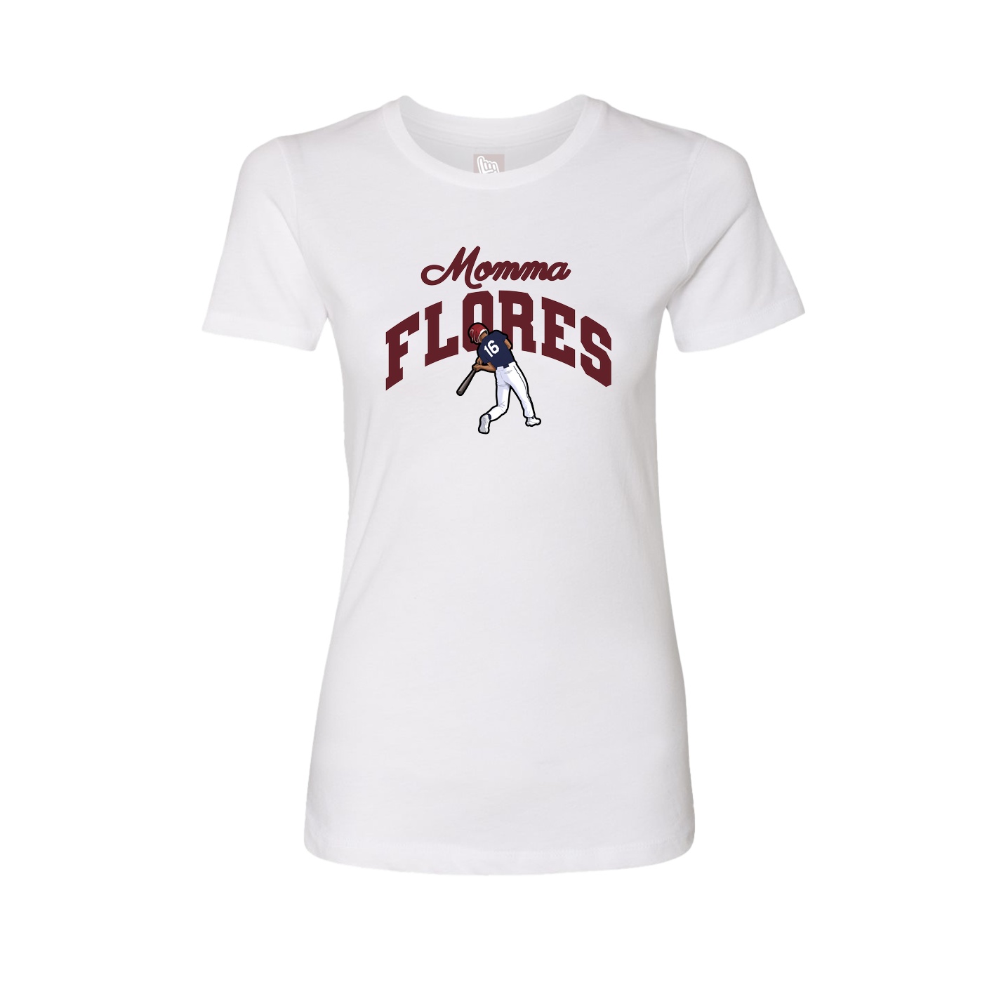 Womens Tee — Mothers Day Arch in White
