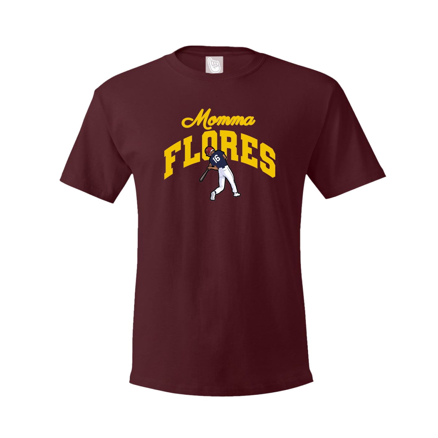 Youth Tee — Mothers Day Arch in Maroon