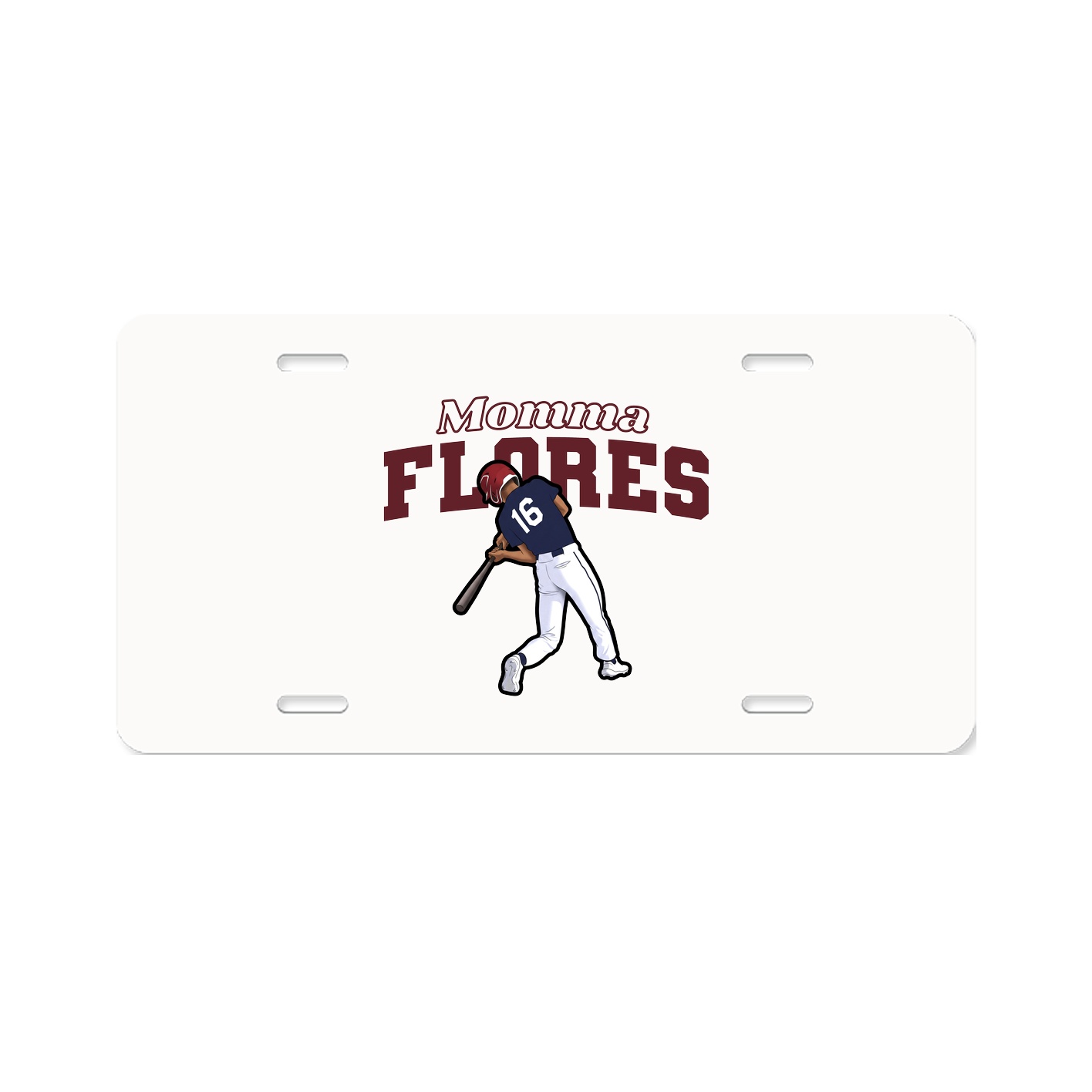 License Plate — Mothers Day Block in Classic
