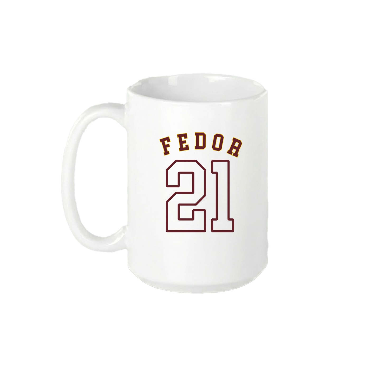 15oz Coffee Mug — Shirsey Arch in White