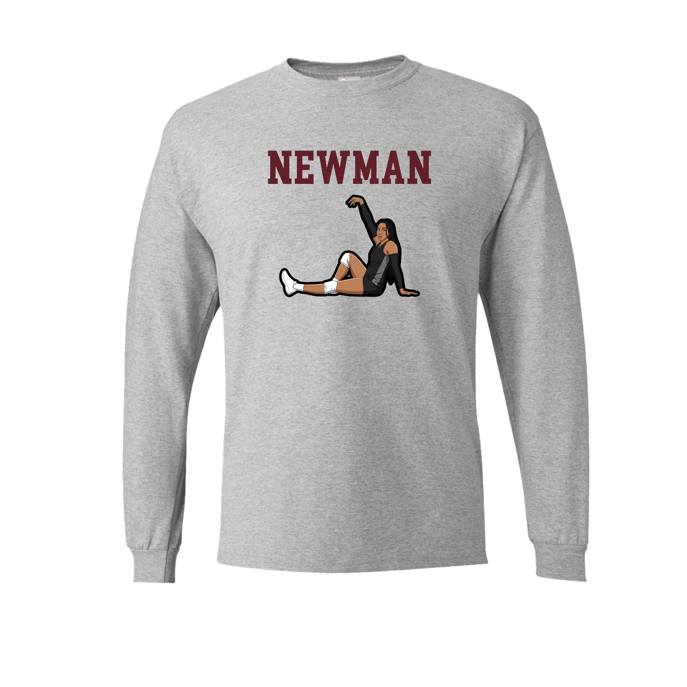 Long Sleeve Tee — Shirsey in Grey