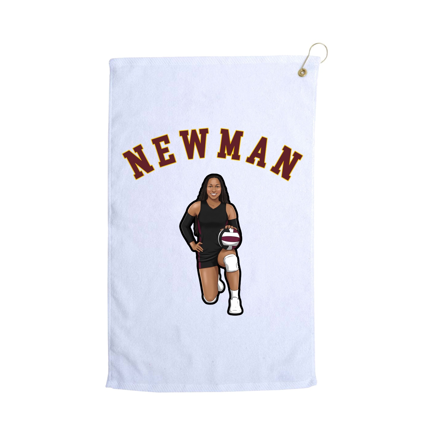 Golf Towel — Shirsey Arch in White