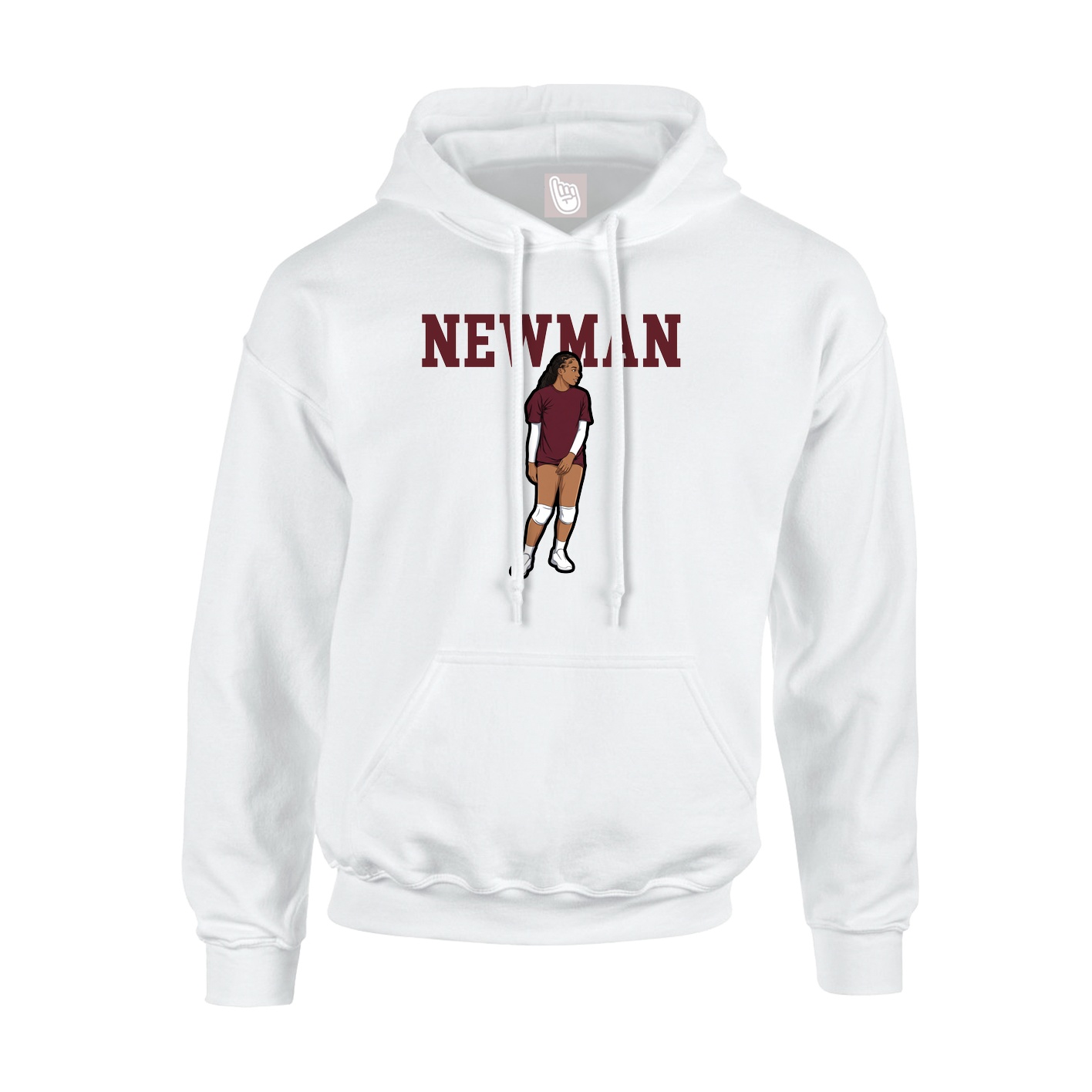 Hoodie — Shirsey in White