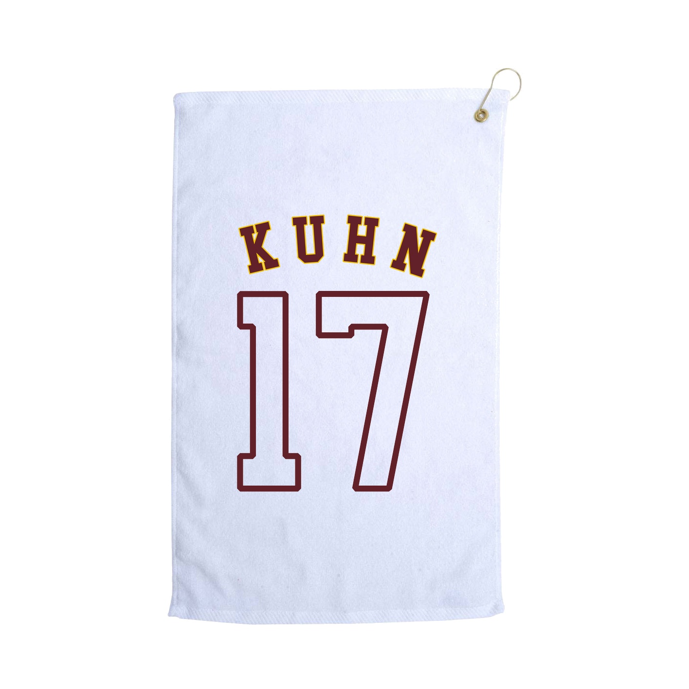 Golf Towel — Shirsey Arch in White
