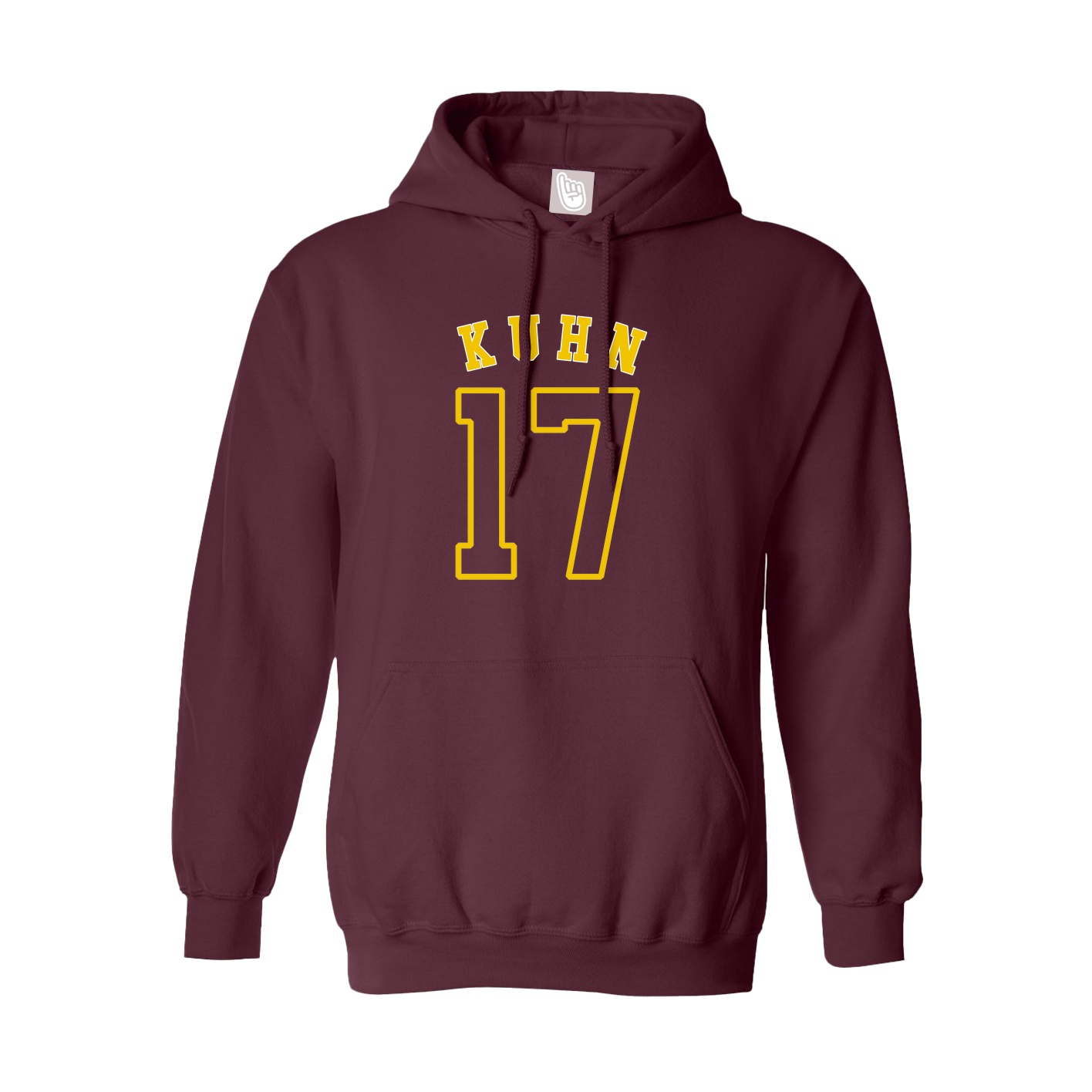 Hoodie — Shirsey Arch in Maroon