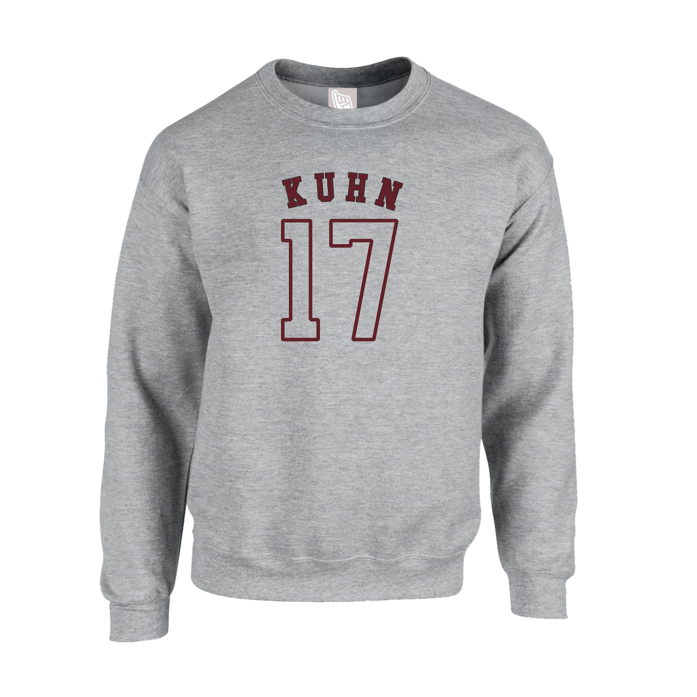Fleece Crew — Shirsey Arch in Grey