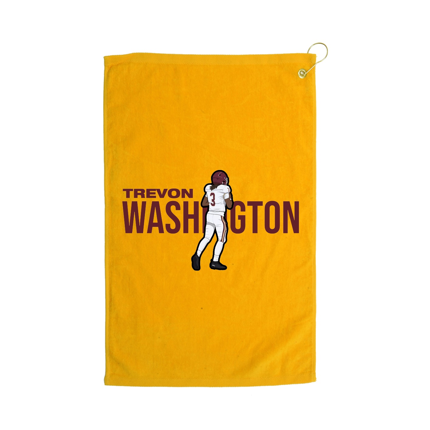 Golf Towel — Player Name in Gold