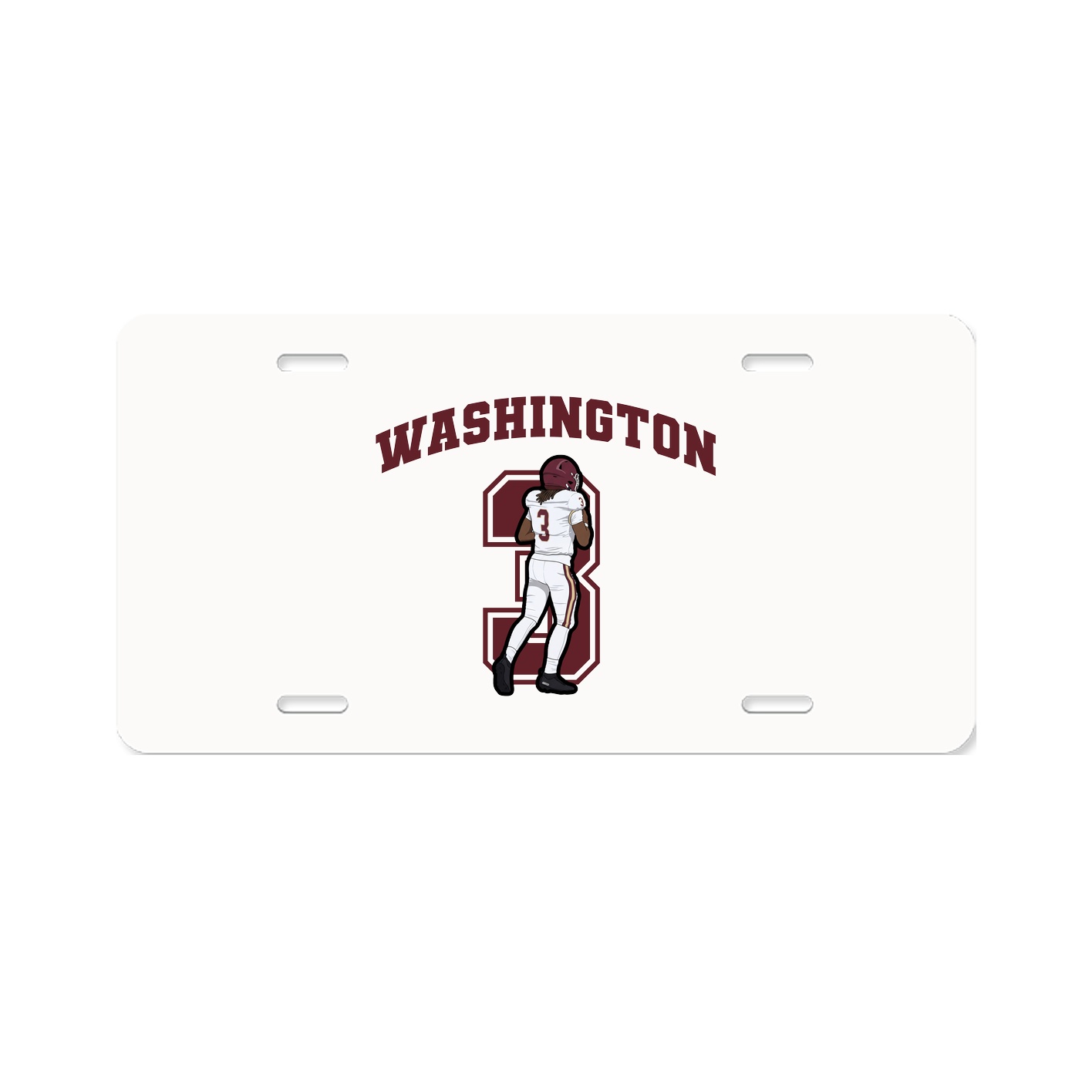 License Plate — Number in Classic