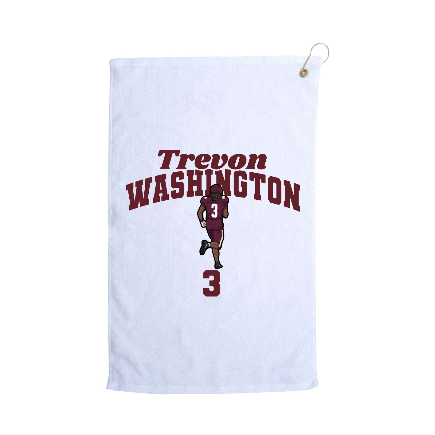 Golf Towel — Signature Arch in White