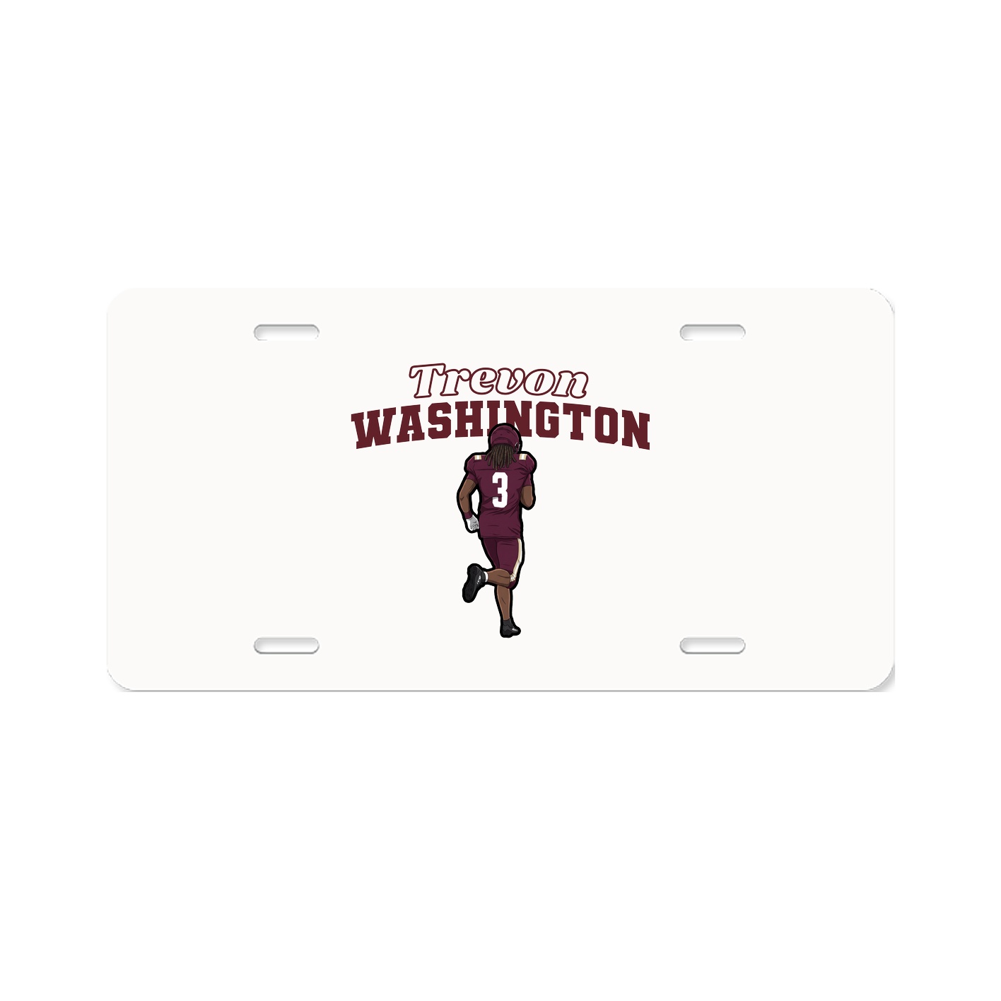 License Plate — Name Arch in Classic