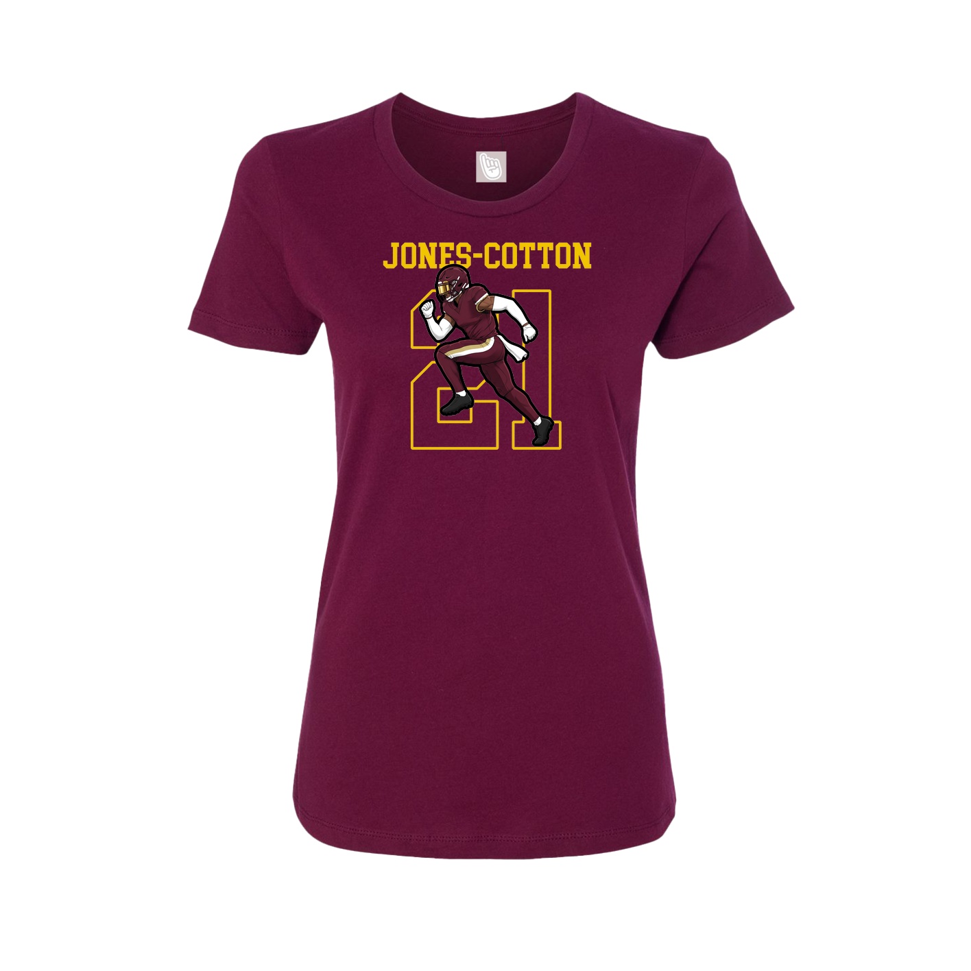 Fitted Women's Tee — Shirsey in Maroon