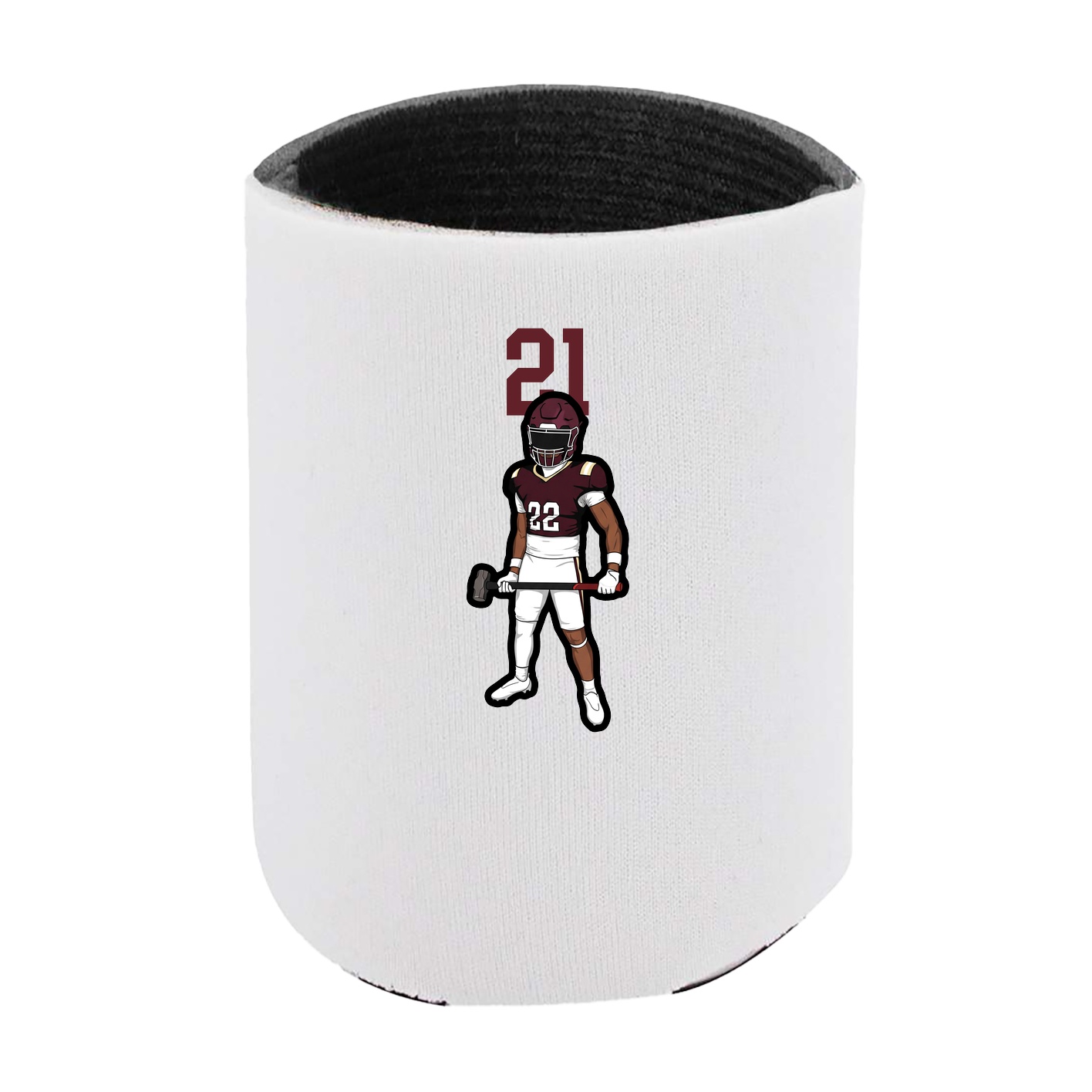 Can Holder — Number Top in White