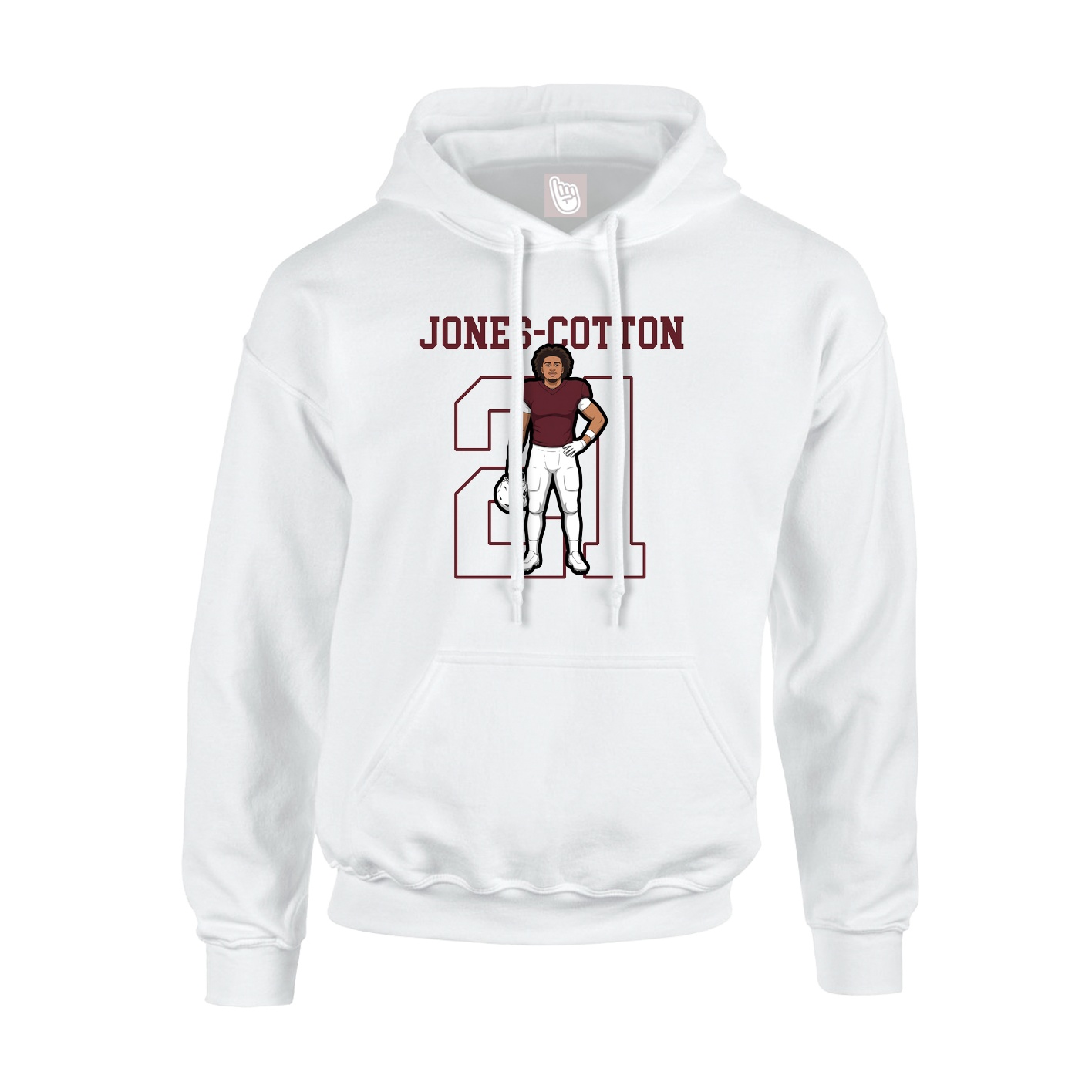 Hoodie — Shirsey in White