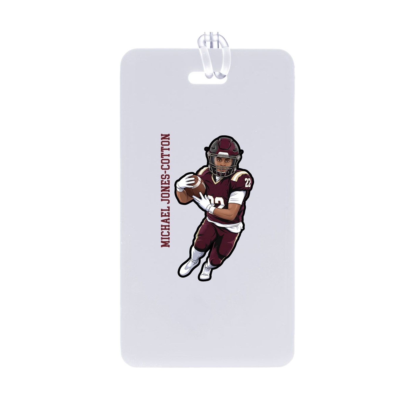 Bag Tag — Name Vertical in Classic