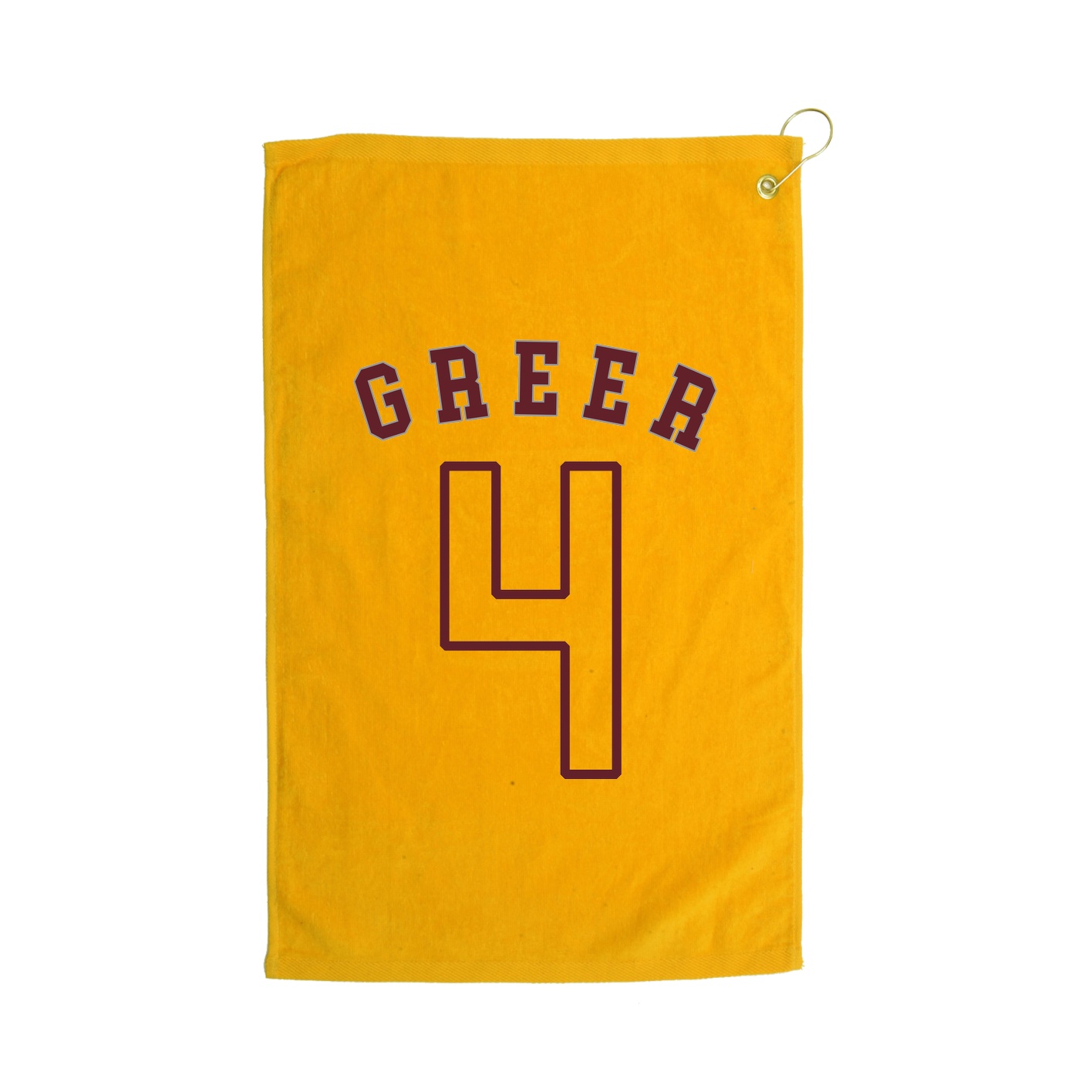 Golf Towel — Shirsey Arch in Gold