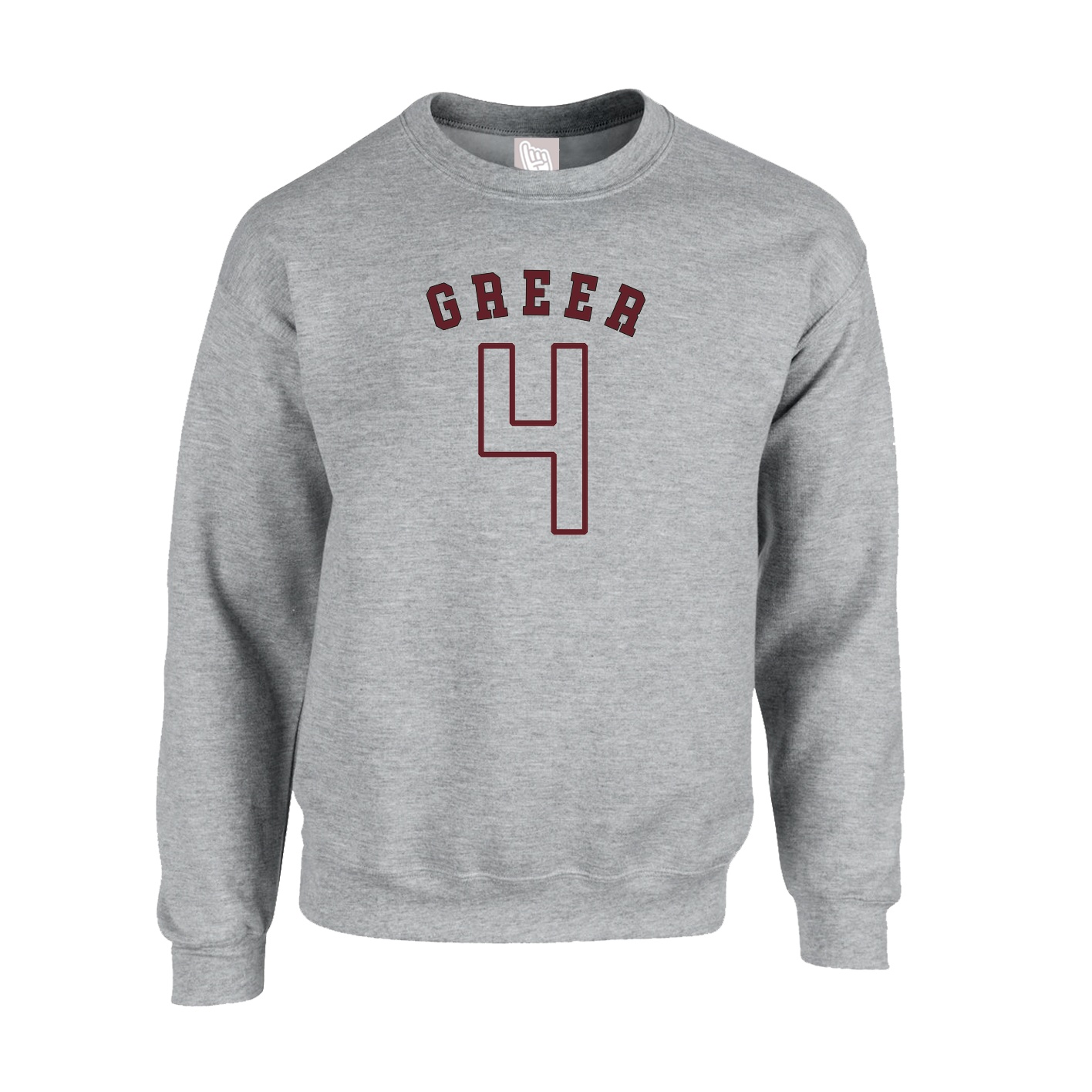 Fleece Crew — Shirsey Arch in Grey