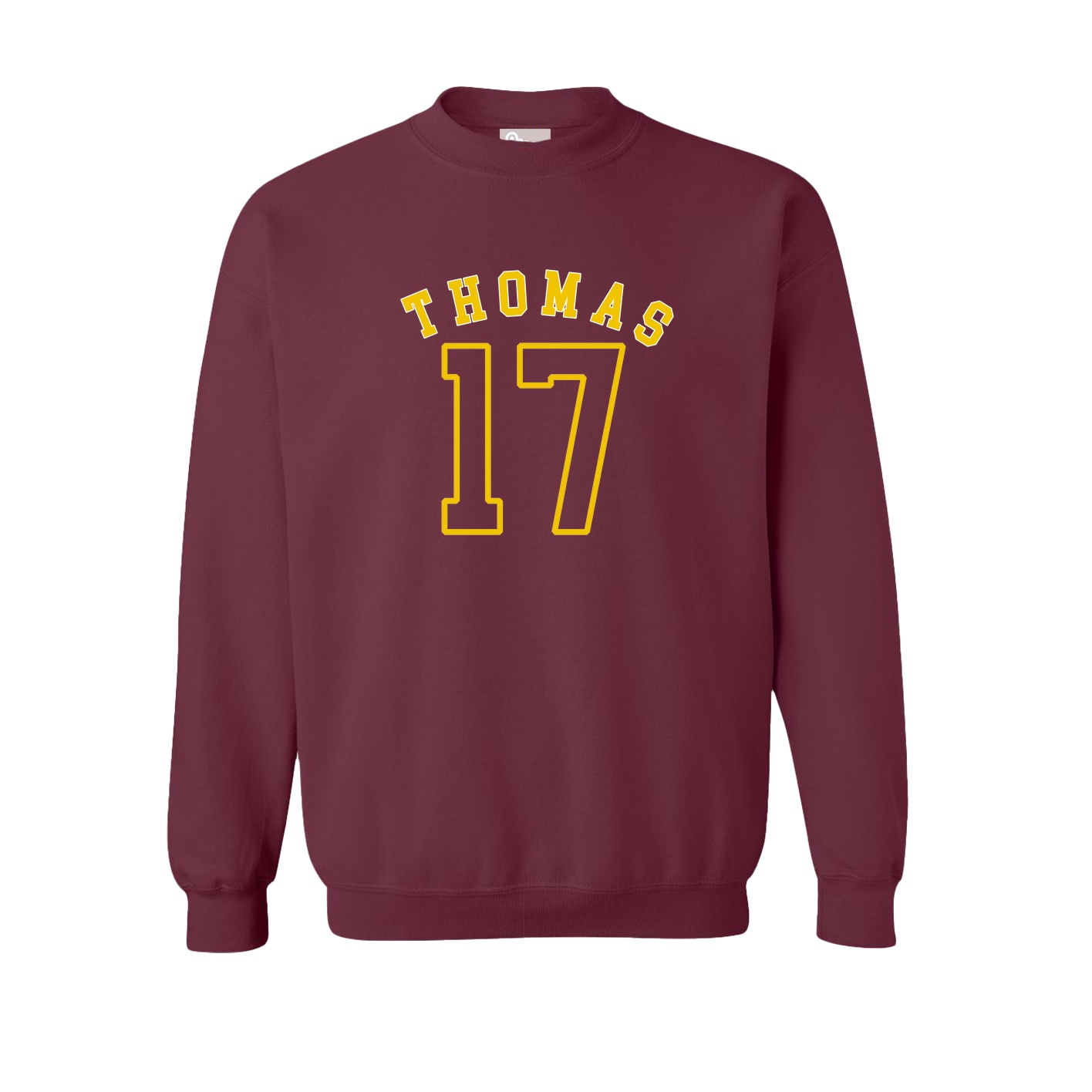 Fleece Crew — Shirsey Arch in Maroon