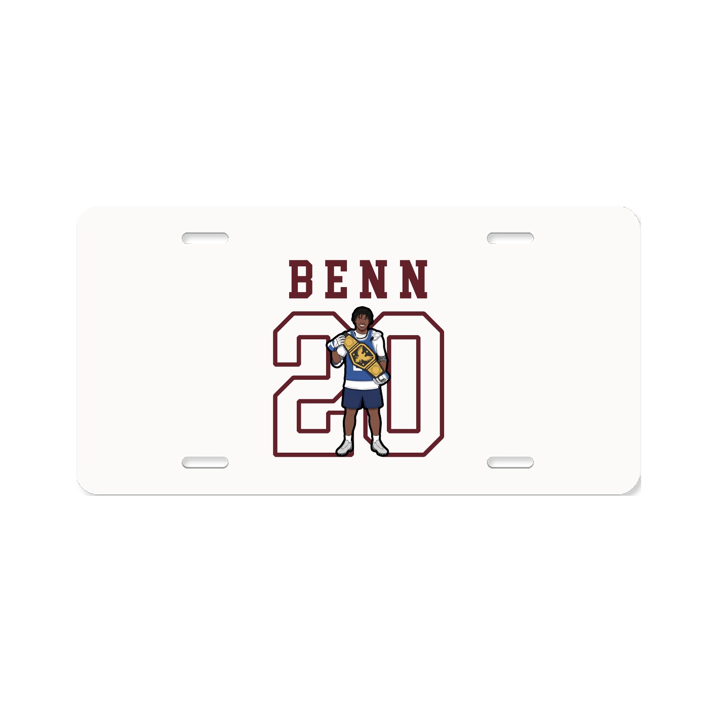 License Plate — Shirsey in Classic