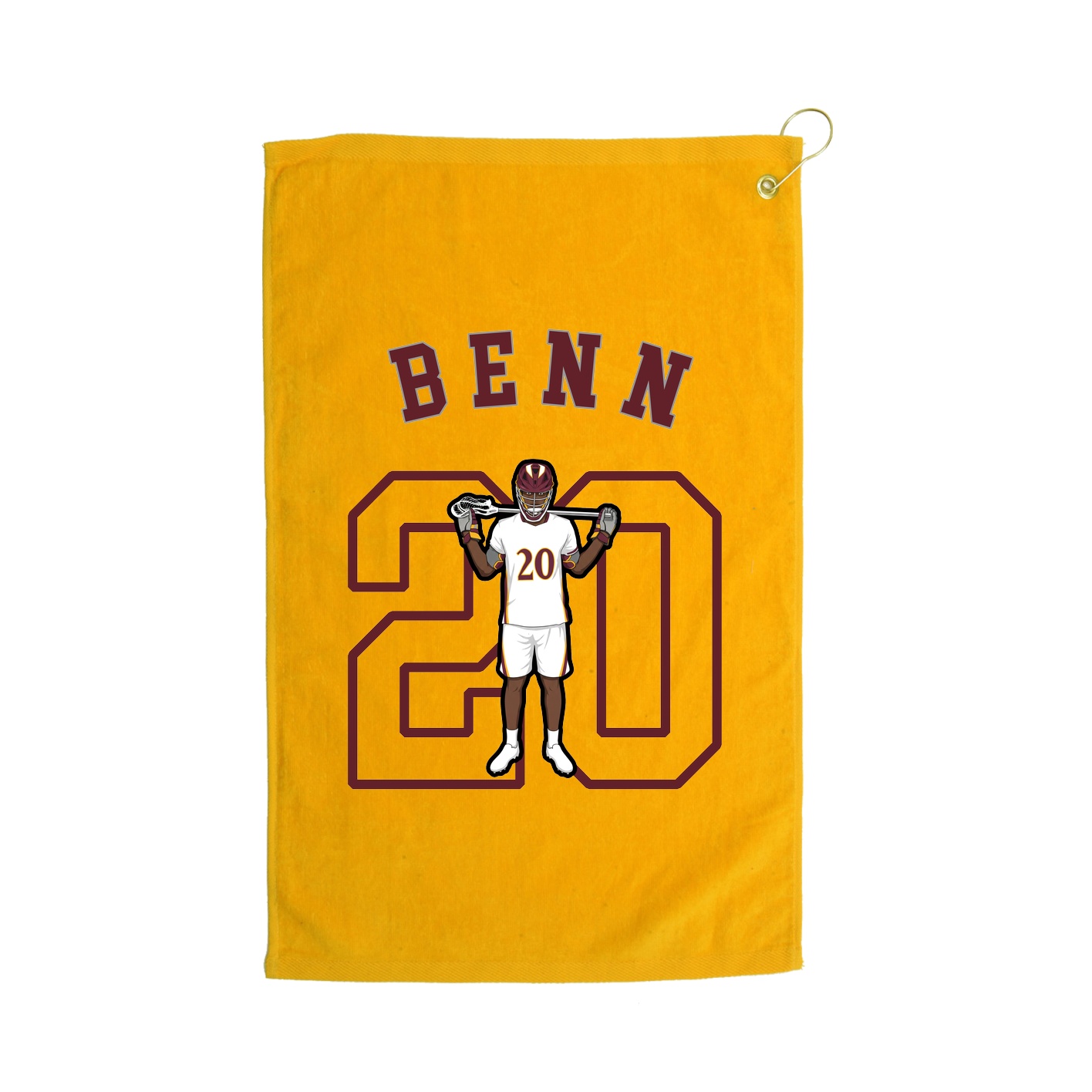 Golf Towel — Shirsey Arch in Gold