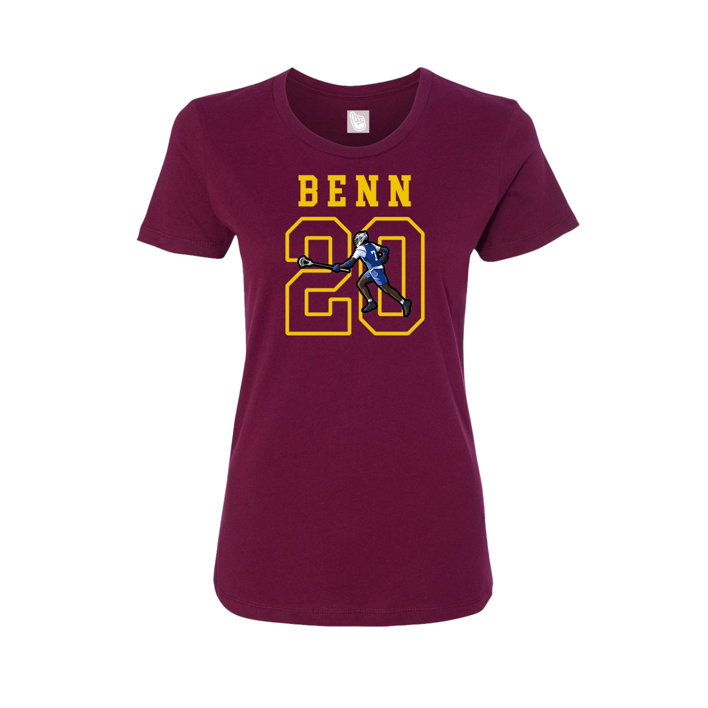 Fitted Women's Tee — Shirsey in Maroon